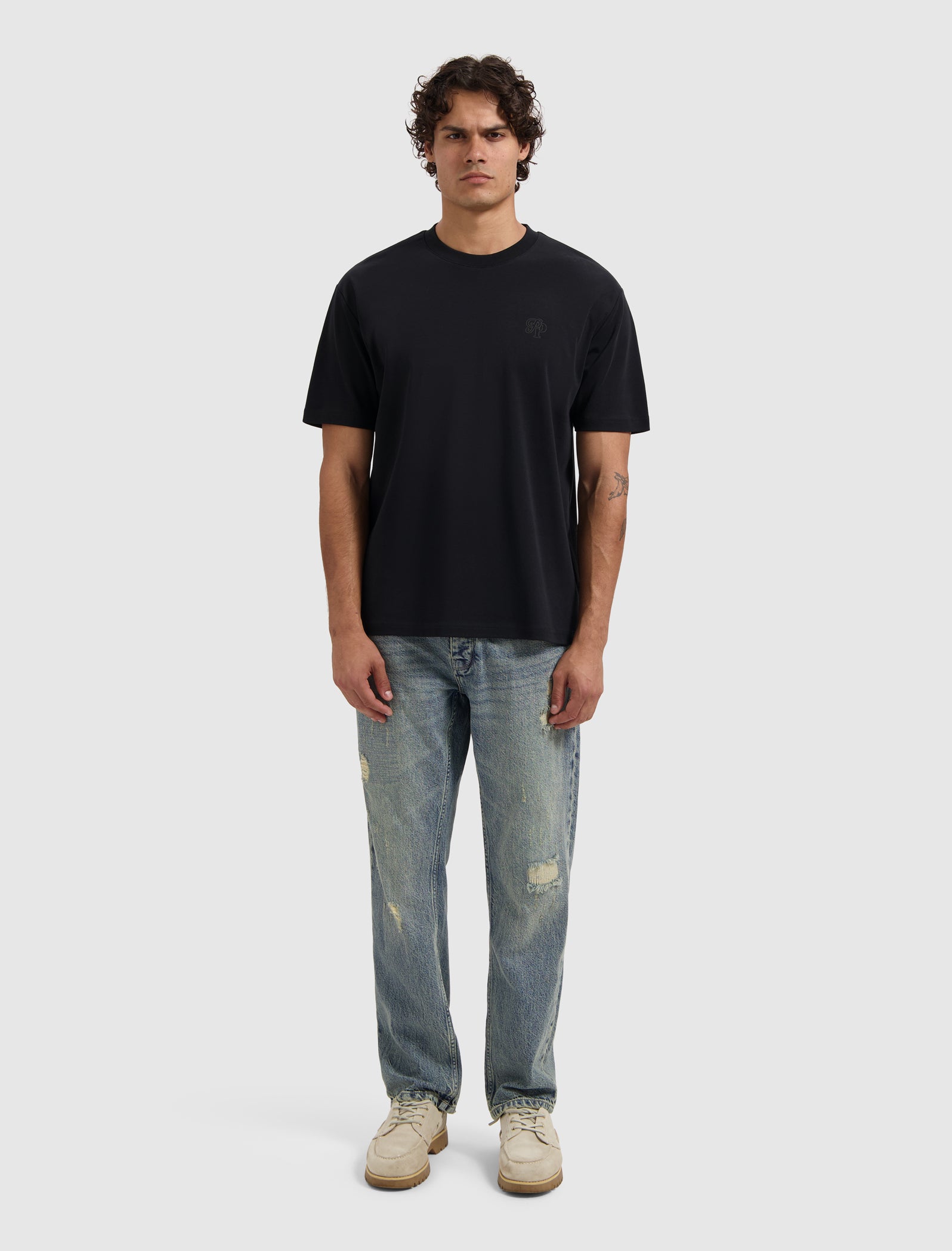 Essential Initials T-shirt | Black
