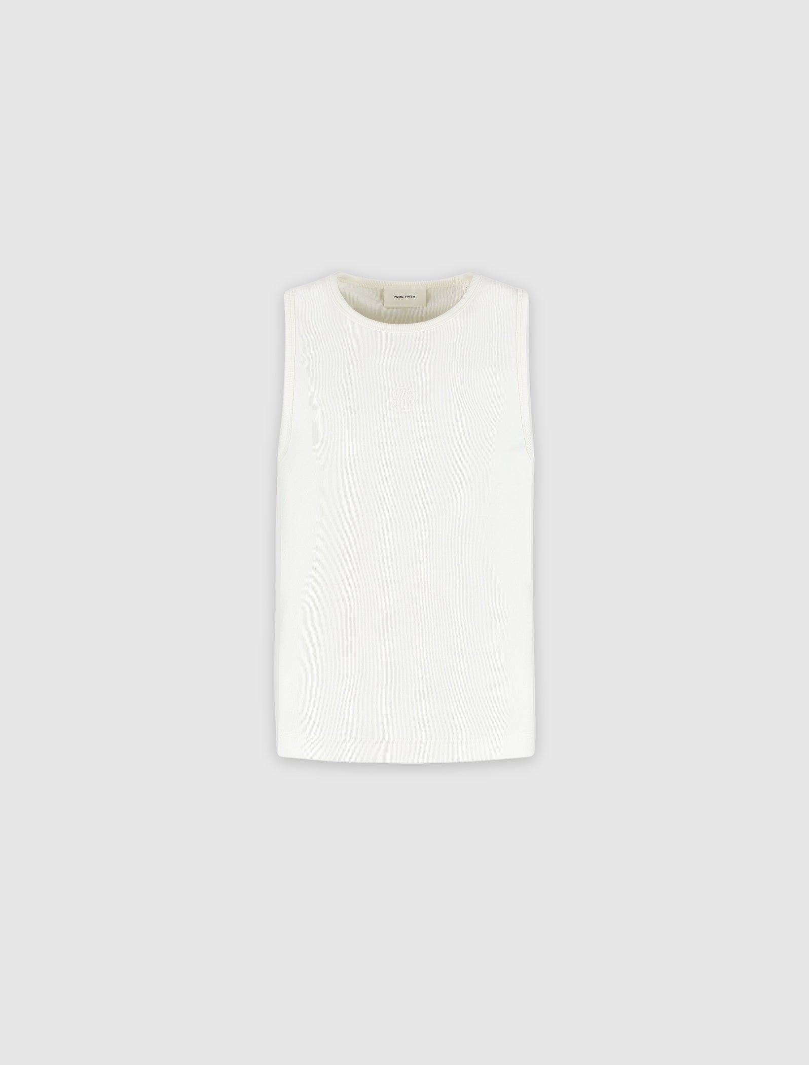 Essential Initials Tanktop | Off White