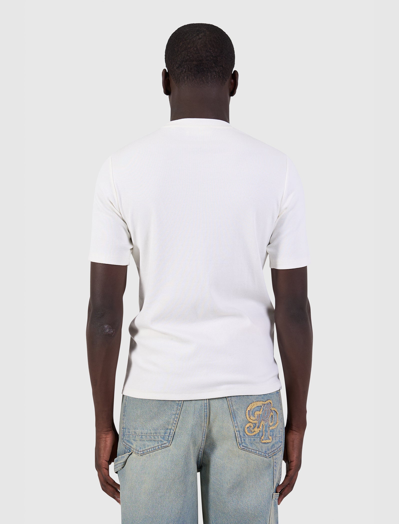 Muscle Rib T-shirt | Off White