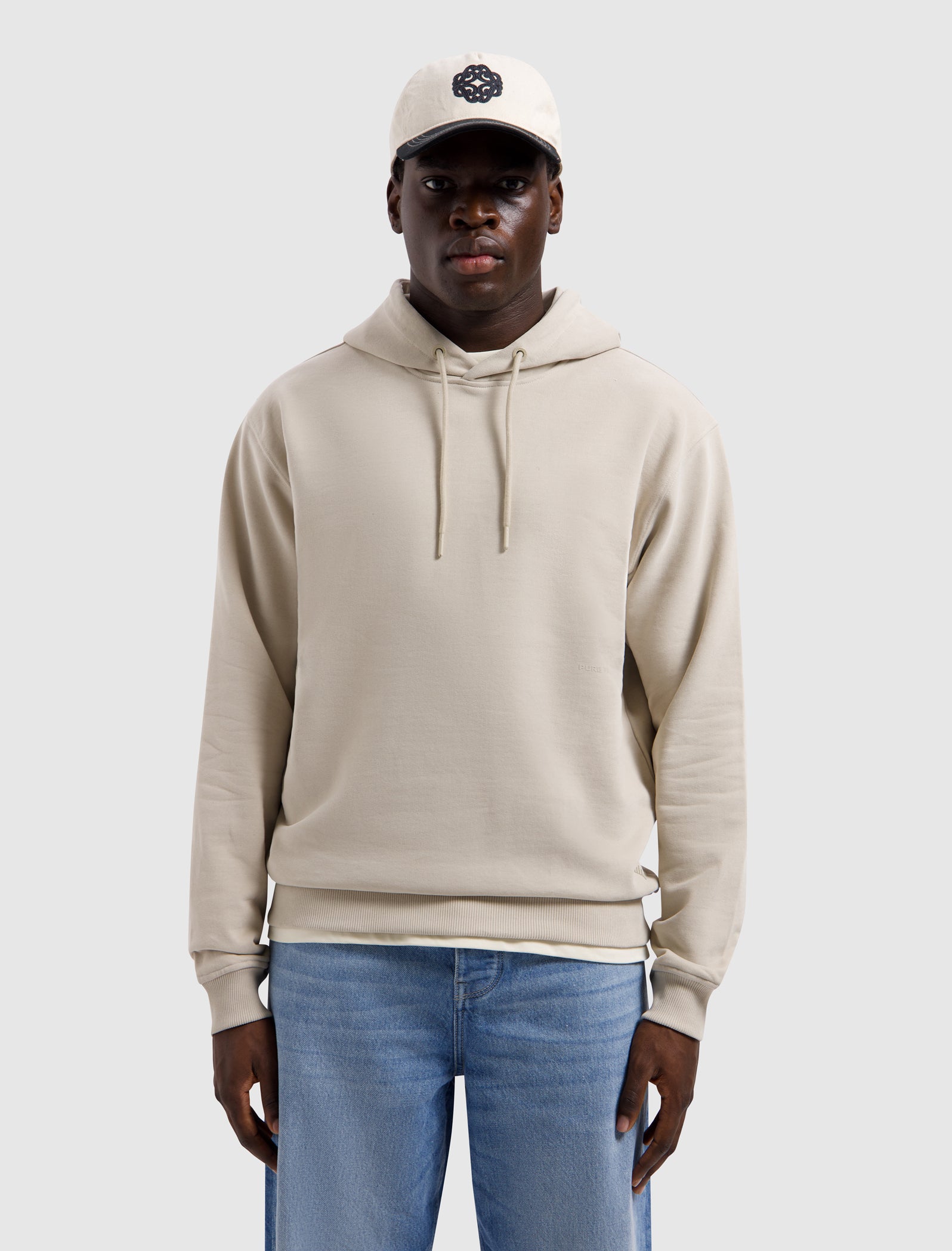 Essential Triangle Hoodie | Sand