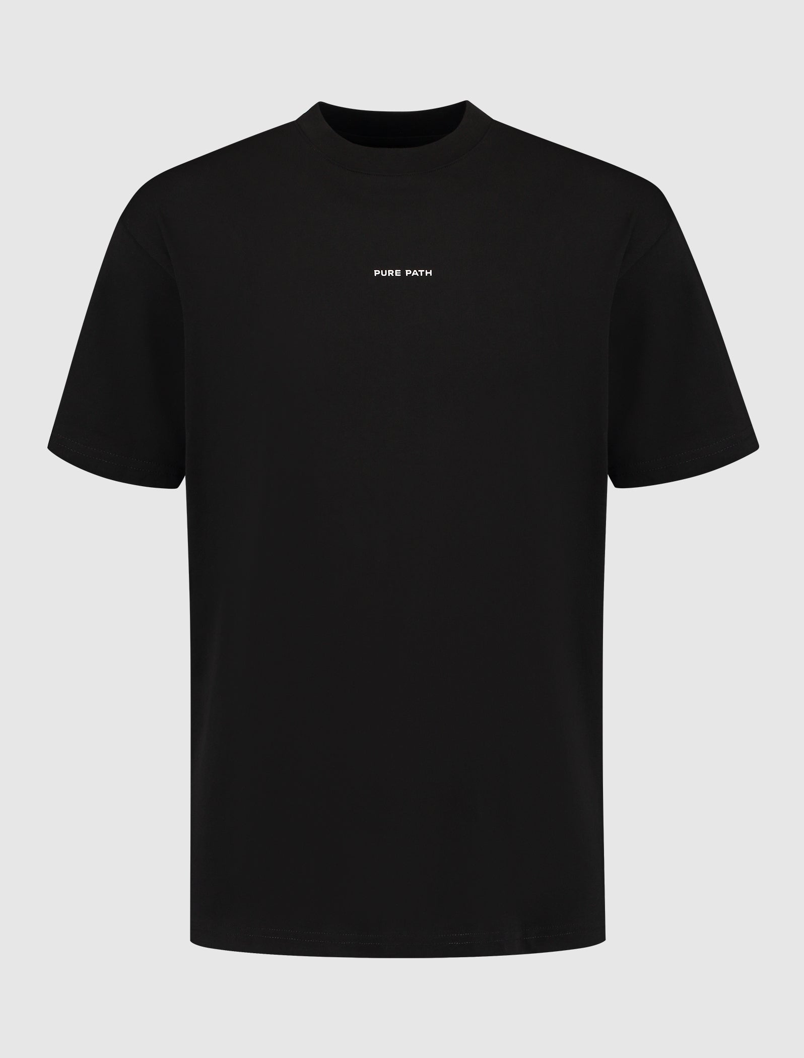 Brushstroke Initial T-shirt | Black