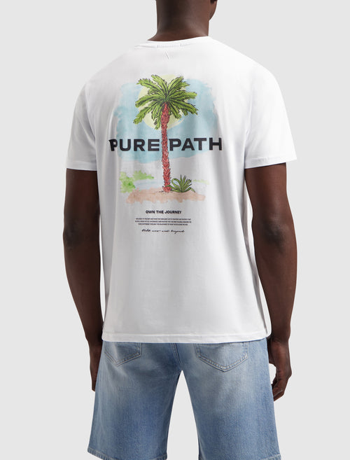 Palm Tree T-shirt | White