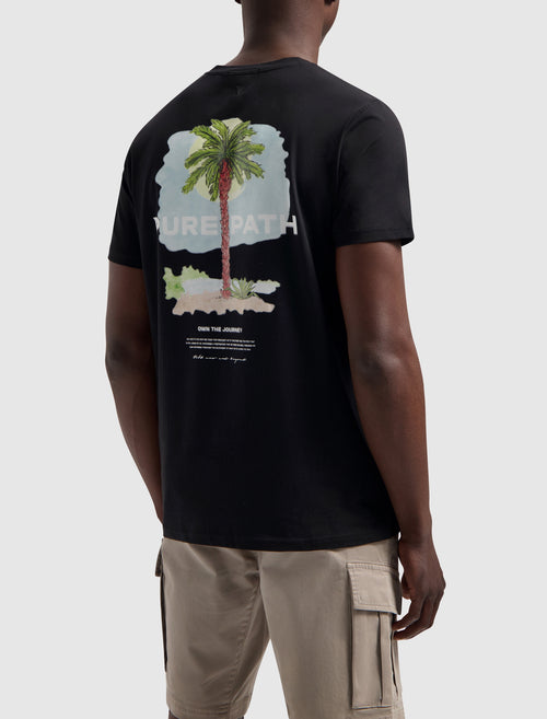 Palm Tree T-shirt | Black