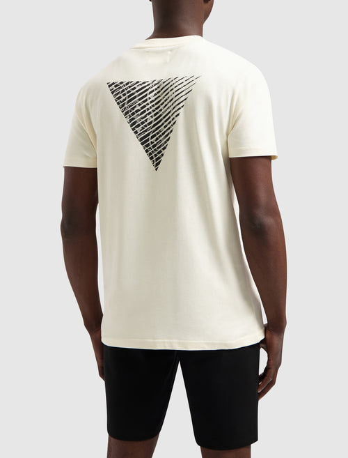 Triangle Monogram T-shirt | Ecru
