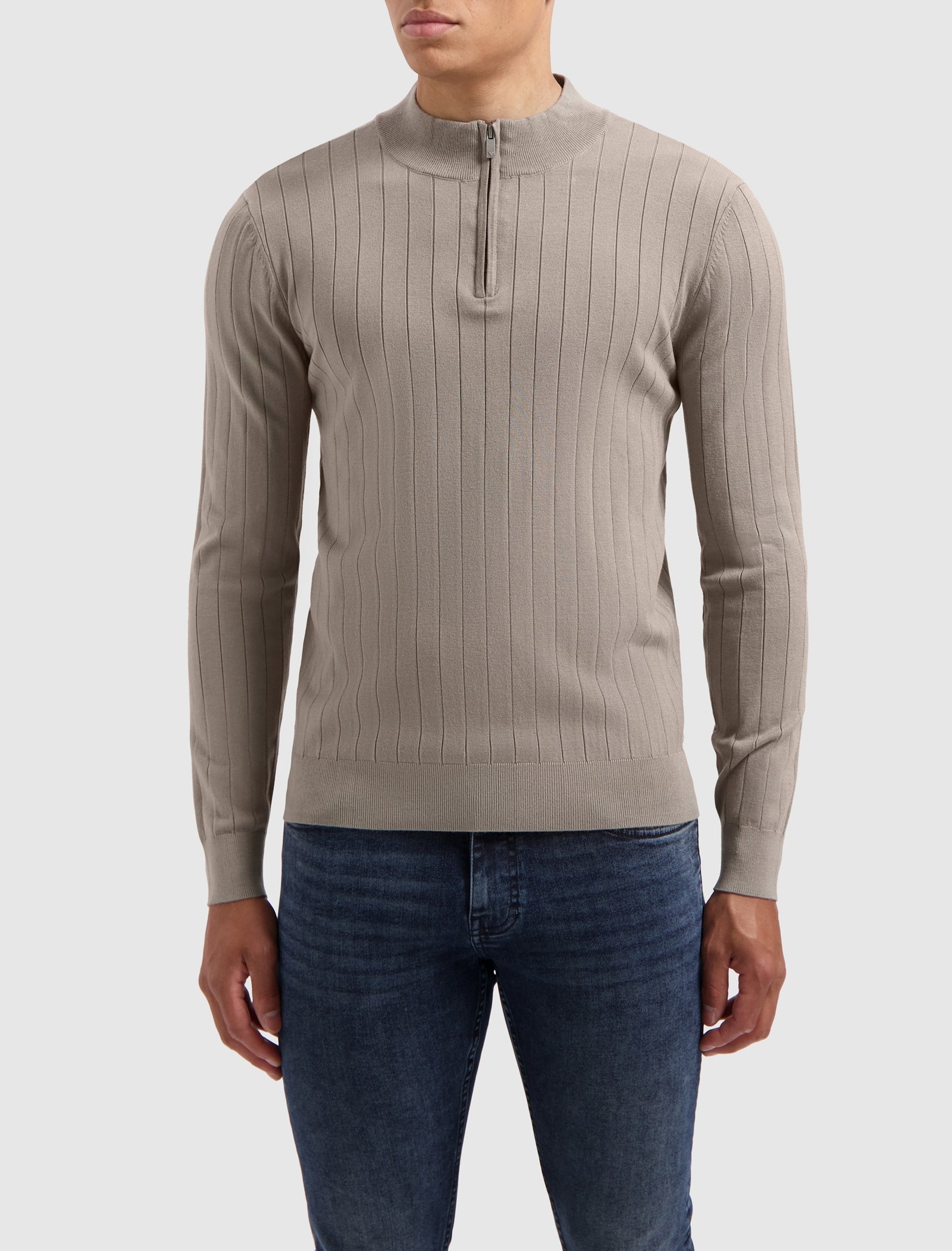 Vertical ribbed sweater hotsell