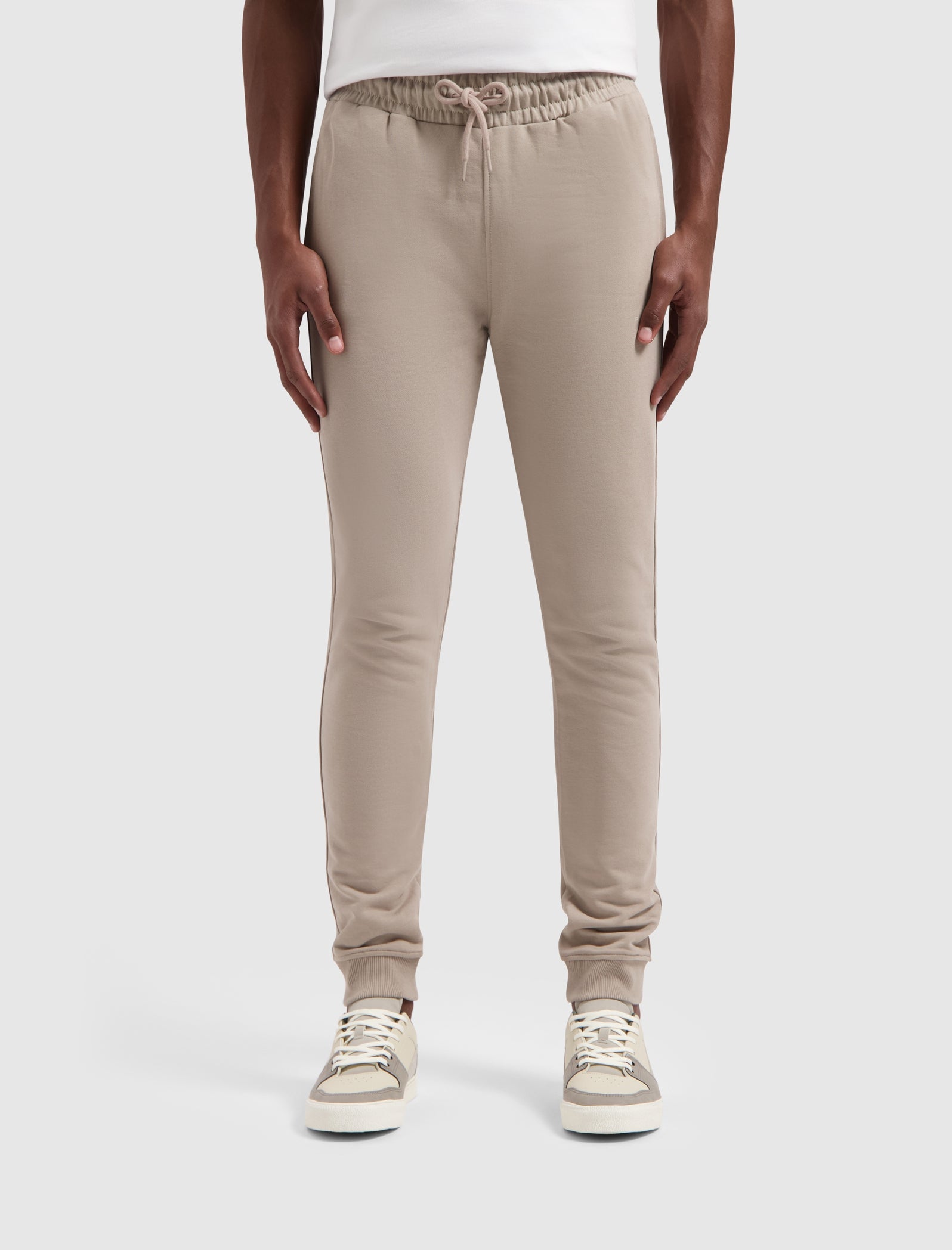 Tonal Logo Sweatpants | Taupe