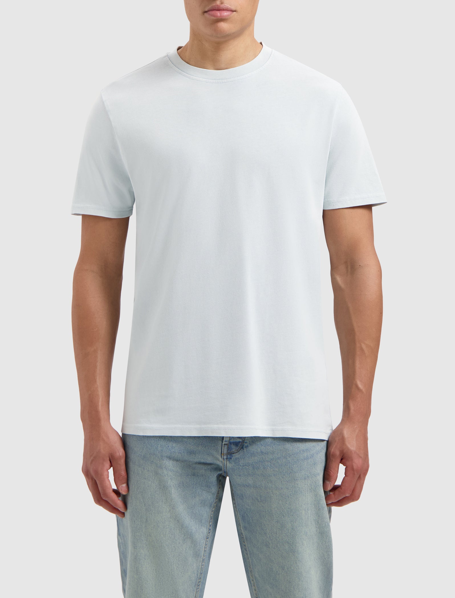 Acid Sideline Wordmark T-shirt | Light Blue