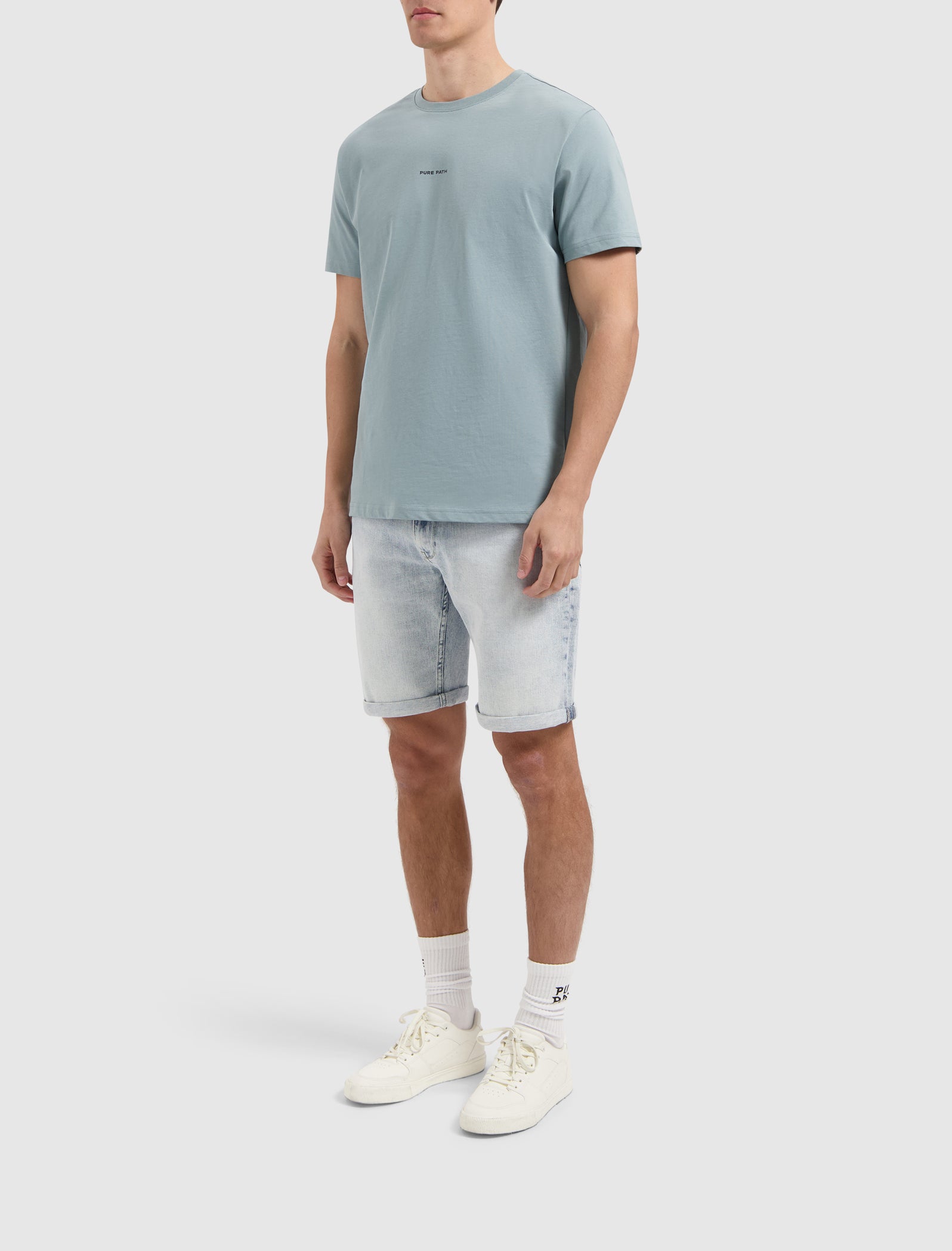 Essential Logo T-shirt | Sky Blue