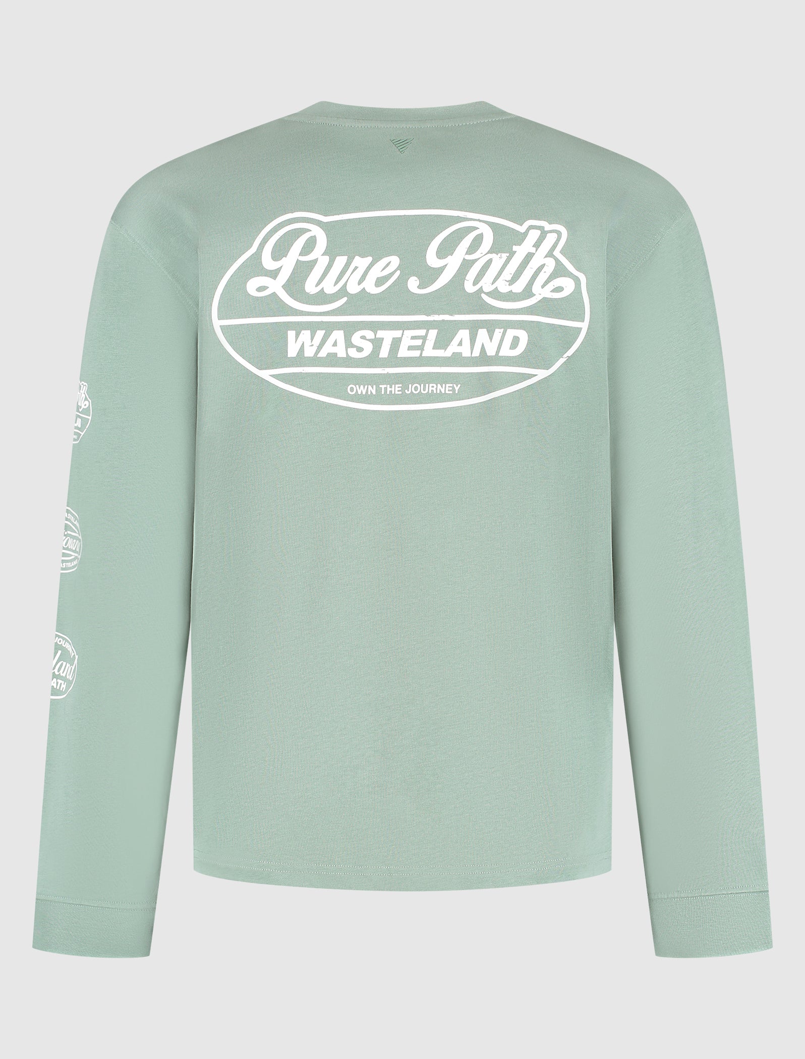 Wasteland Patches Longsleeve T-shirt | Army Green