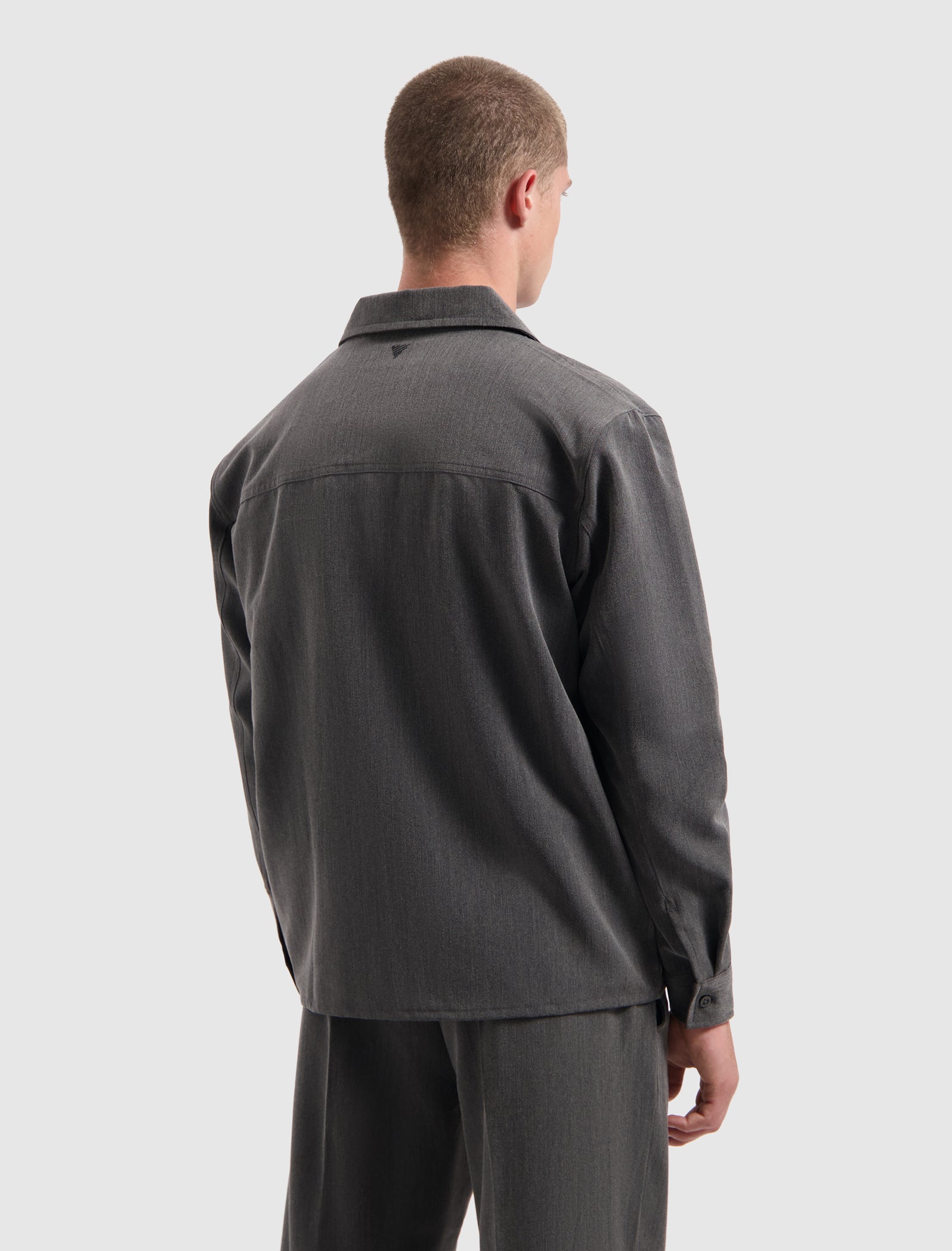 Oxford Melange Overshirt | Antra Melange