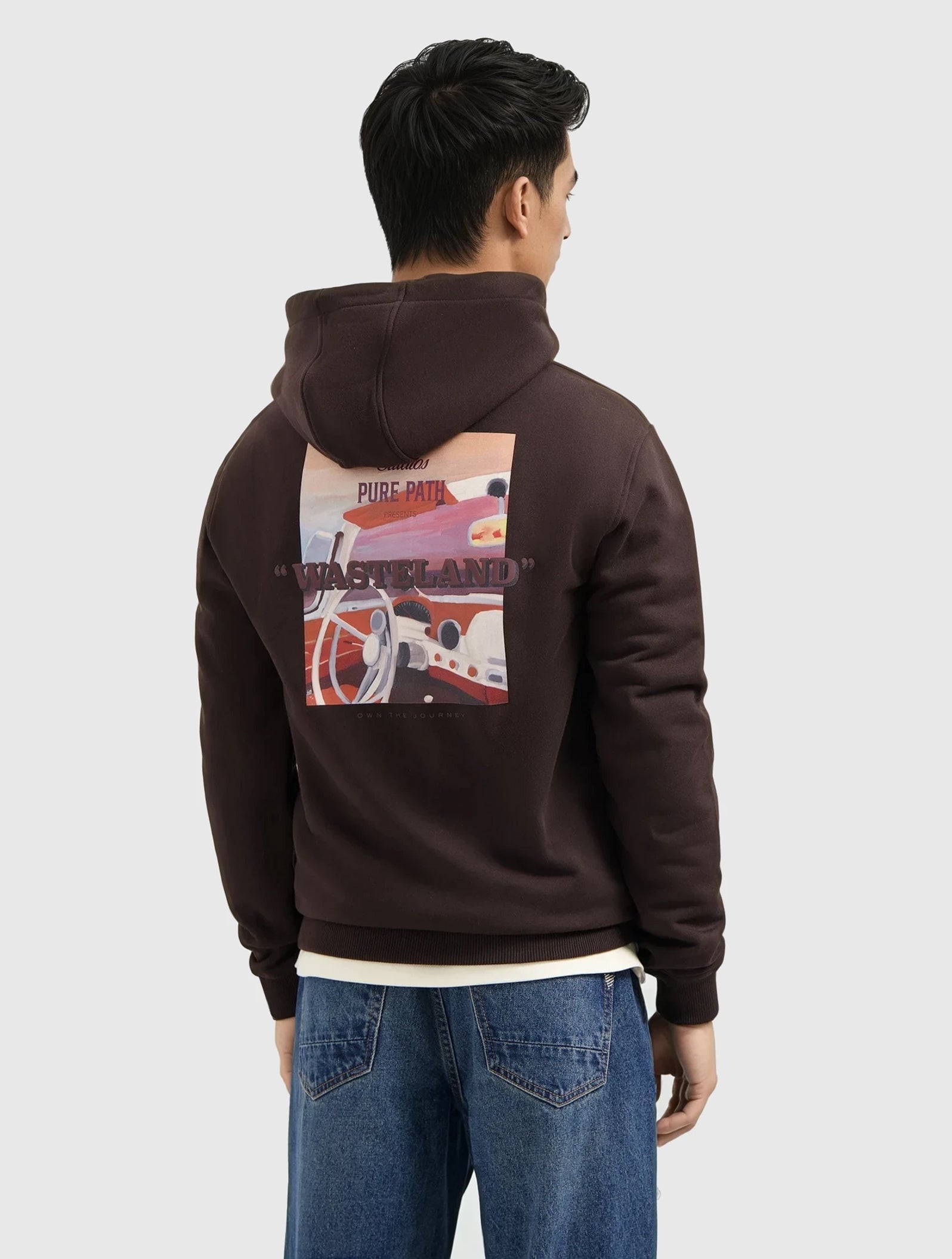 Wasteland Studios Hoodie | Dark Brown