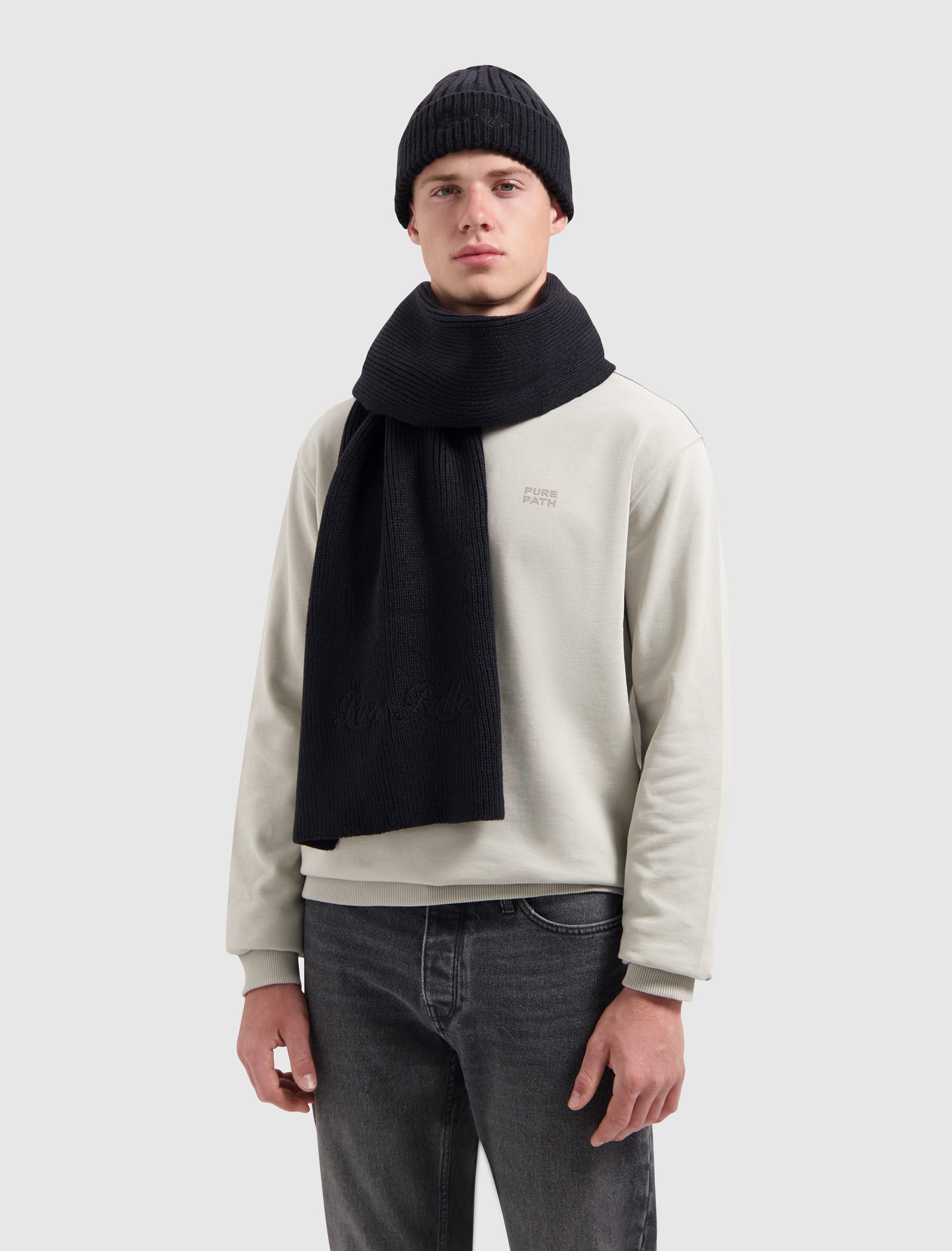 Logo Scarf | Dark Navy