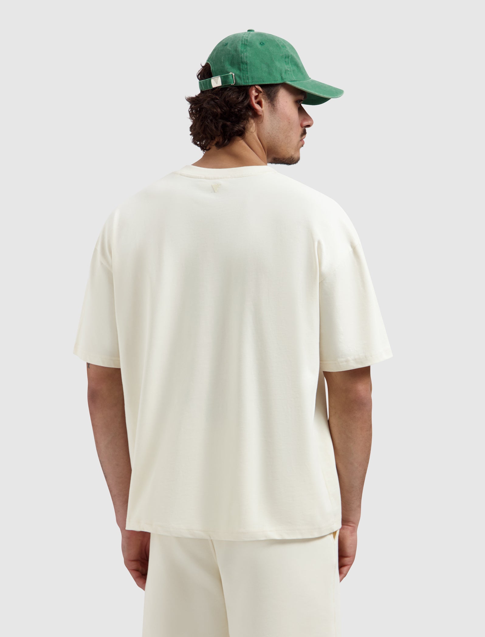 Emblem Badge T-shirt | Ecru