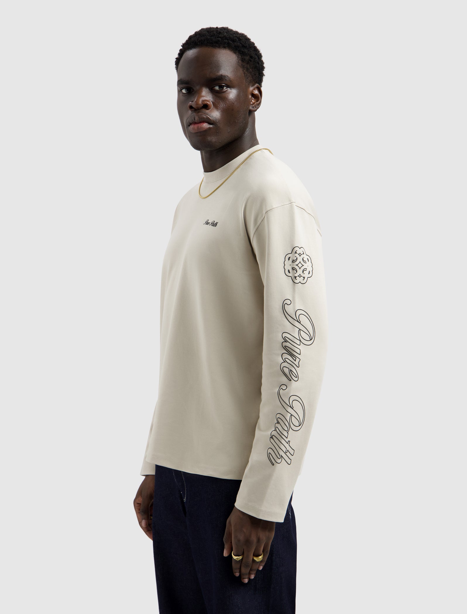 Essence Of Life Longsleeve T-shirt | Sand