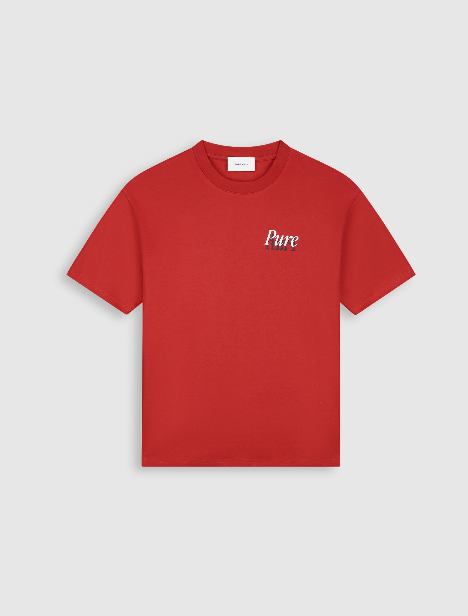 Mirror Logo T-shirt | Red