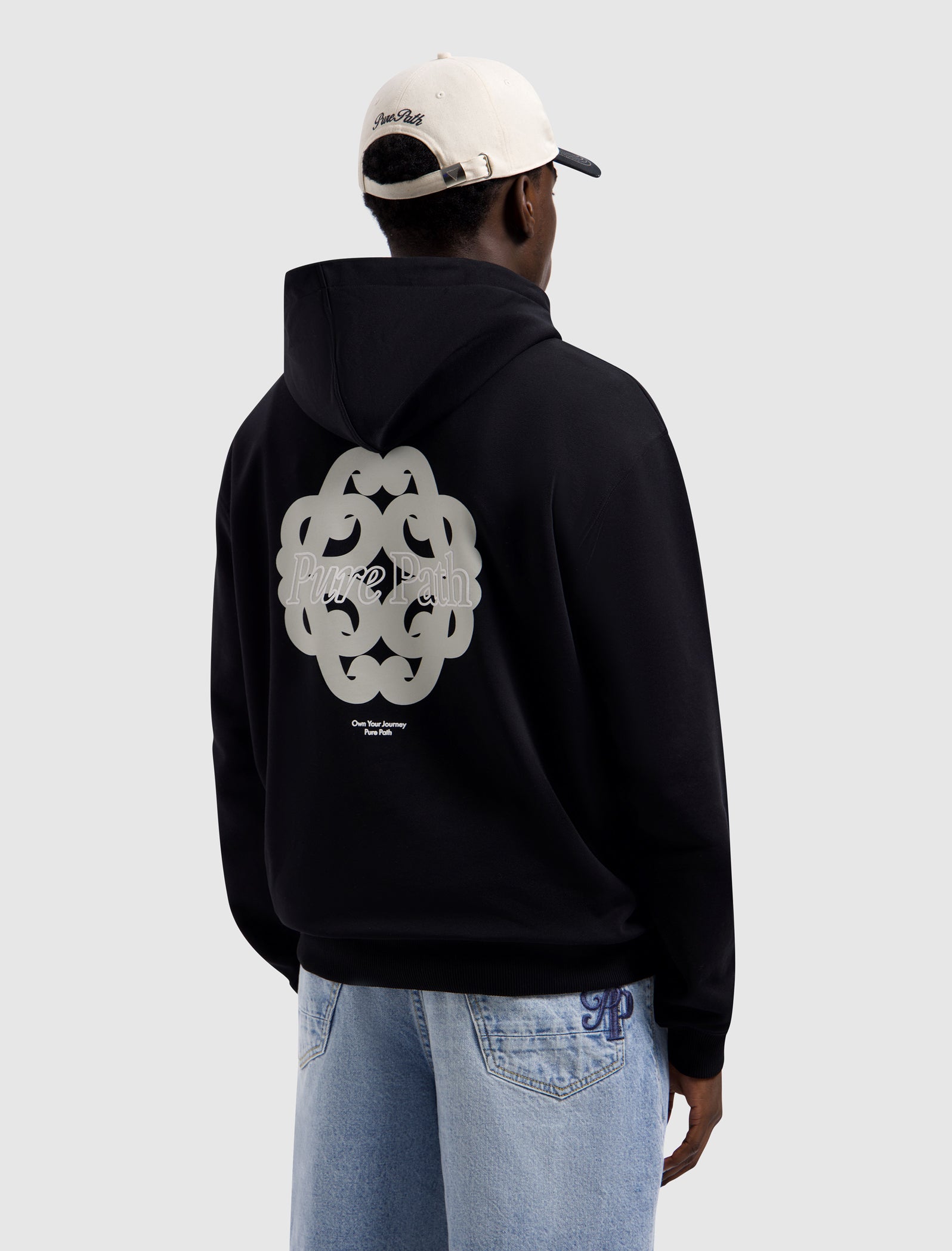 Bold Emblem Hoodie | Black