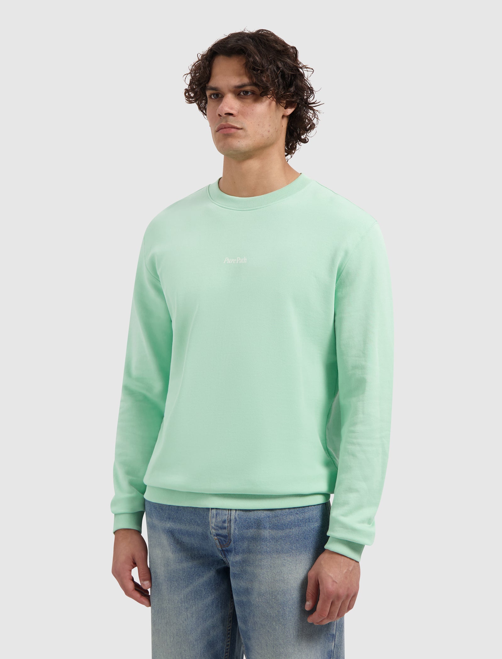 Trio of Flowers Sweater | Mint