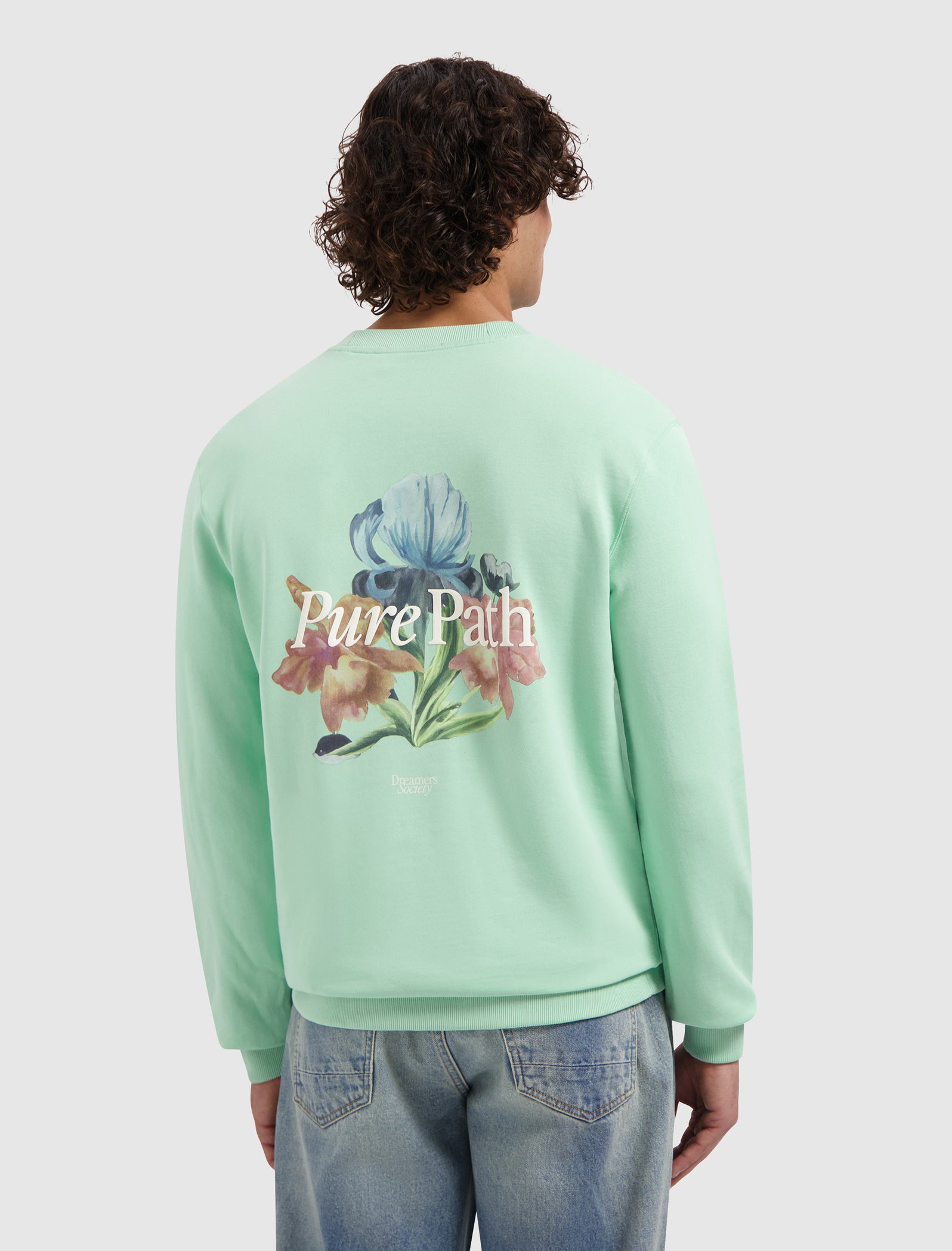 Trio of Flowers Sweater | Mint
