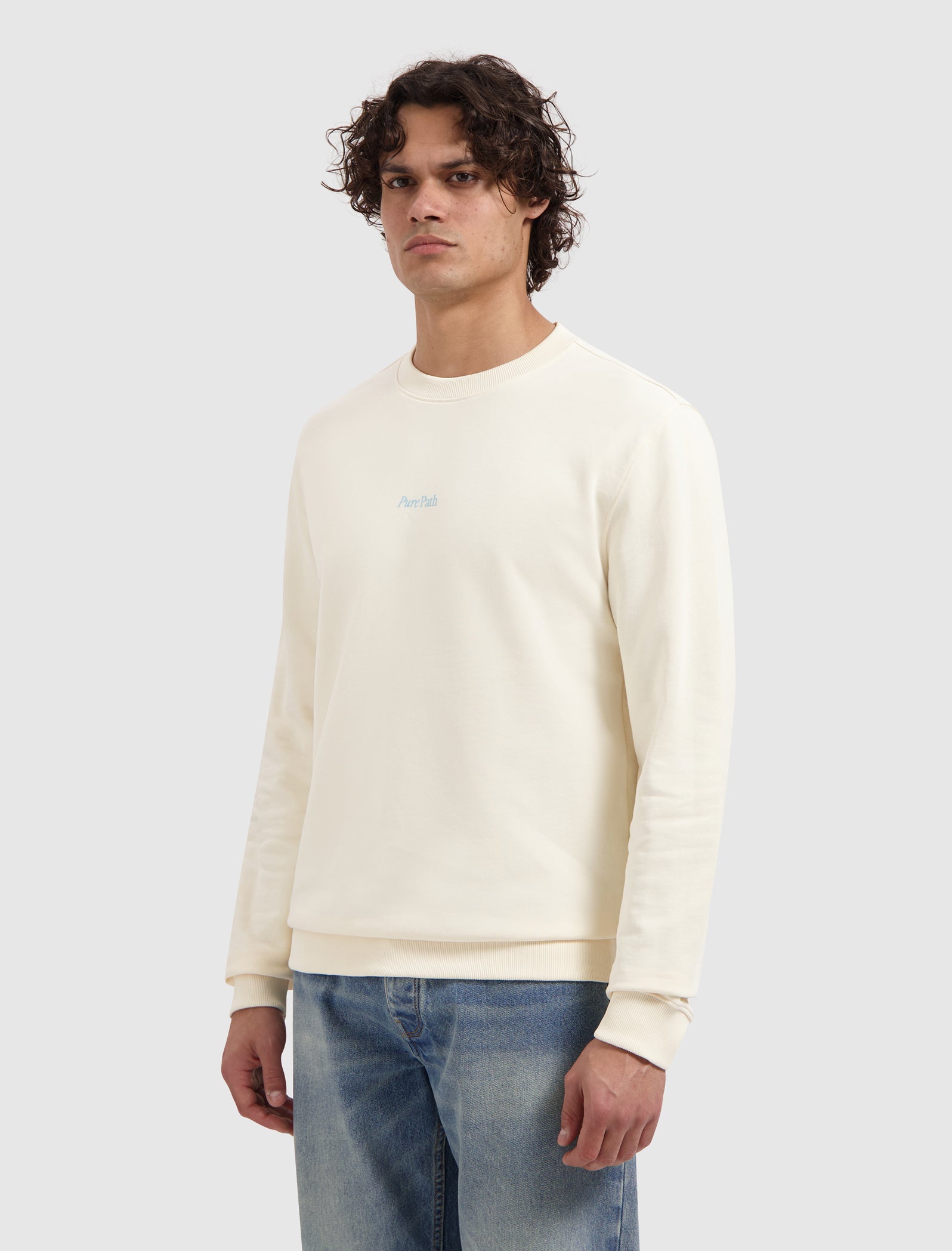 Trio of Flowers Sweater | Ecru