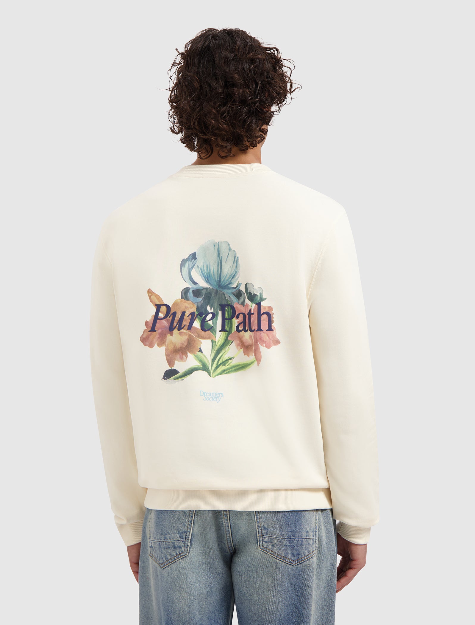 Trio of Flowers Sweater | Ecru