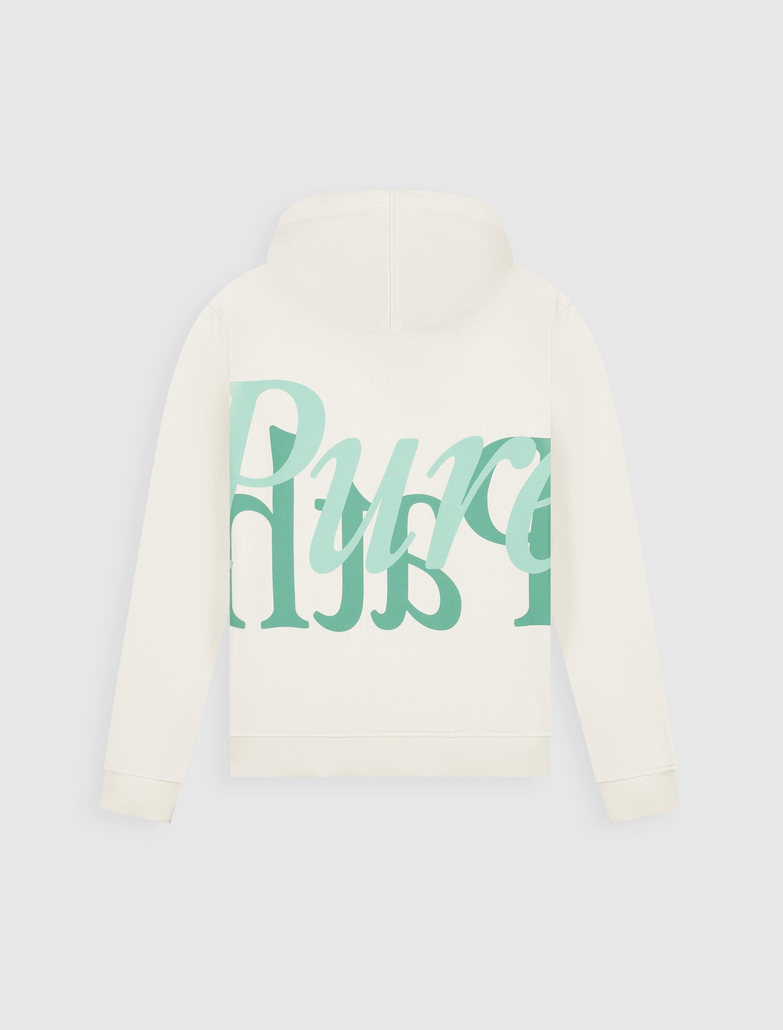 Mirror Logo Hoodie | Ecru