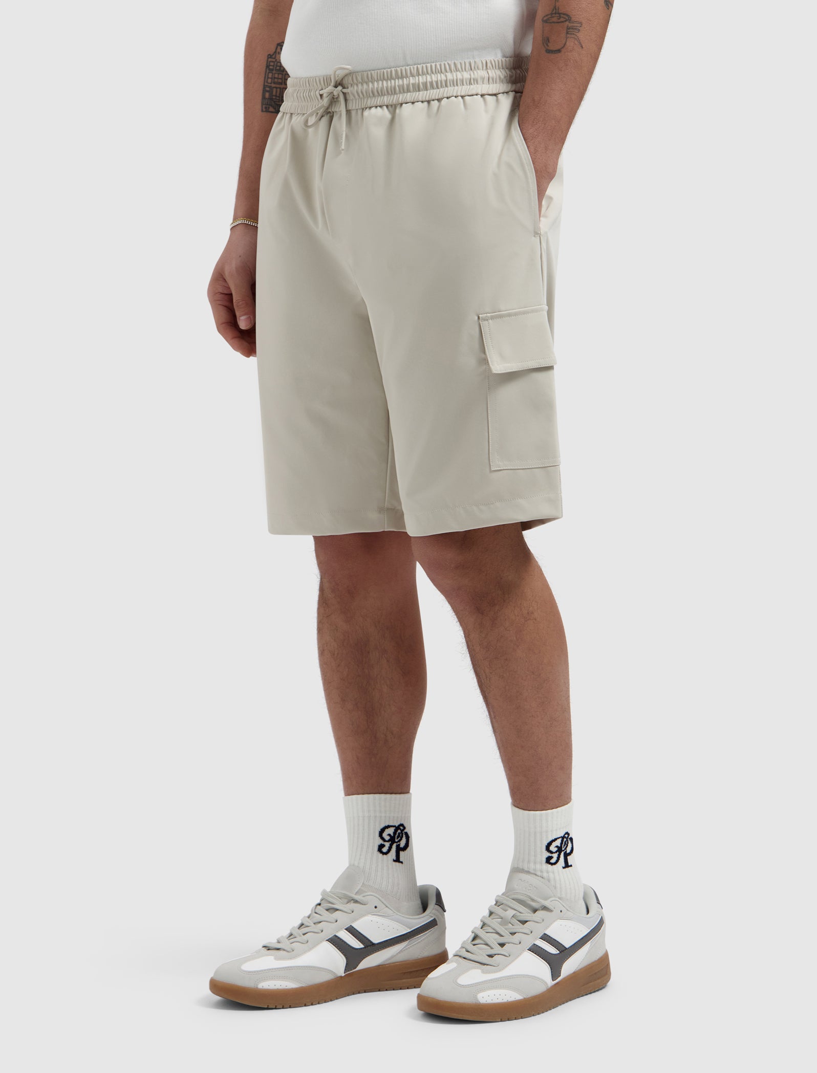 Travel Stretch Cargo Shorts | Sand