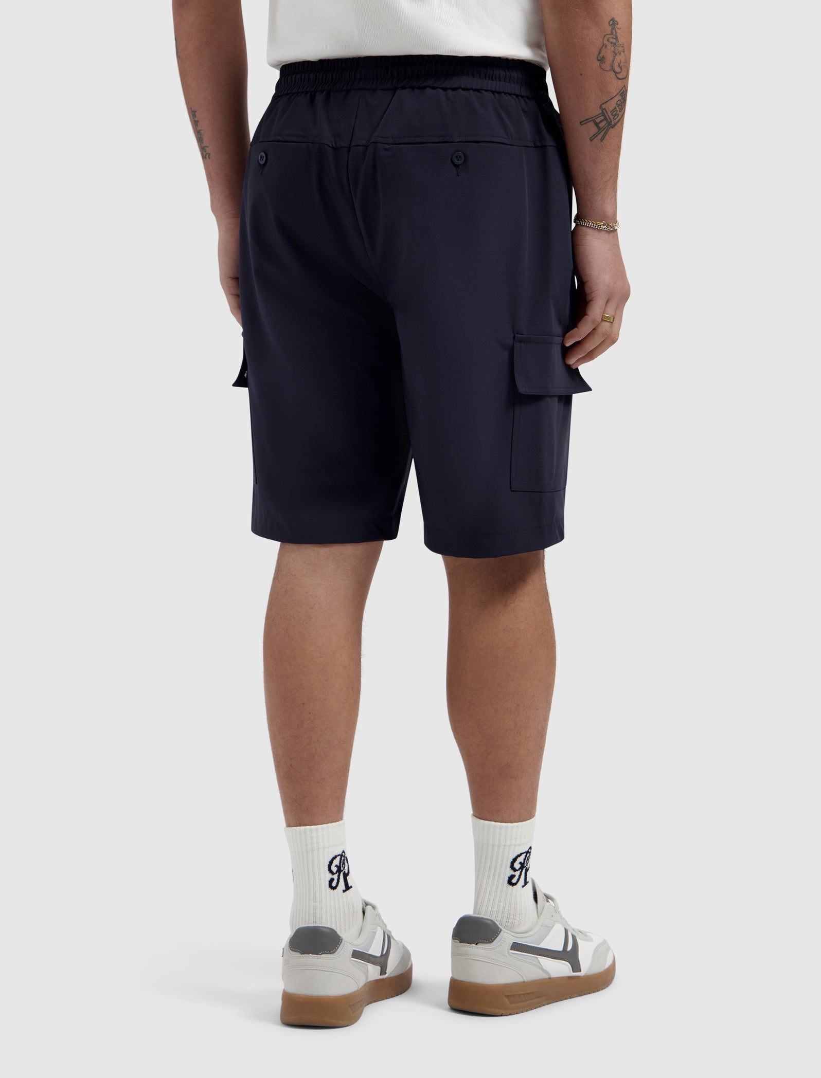 Travel Stretch Cargo Shorts | Dark Navy