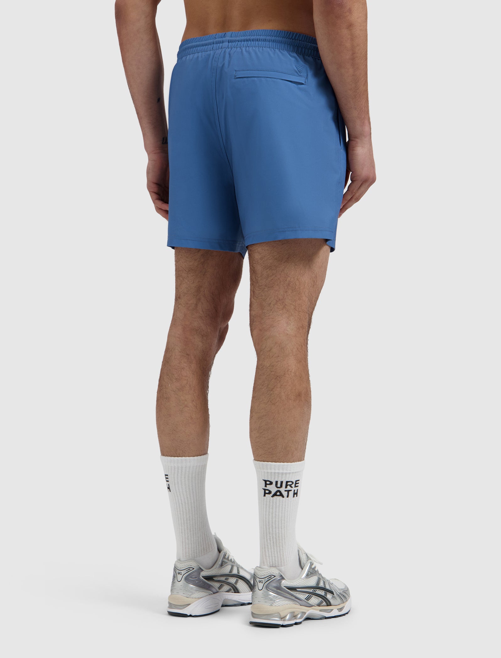 Logo Swim Shorts | Faded Cobalt