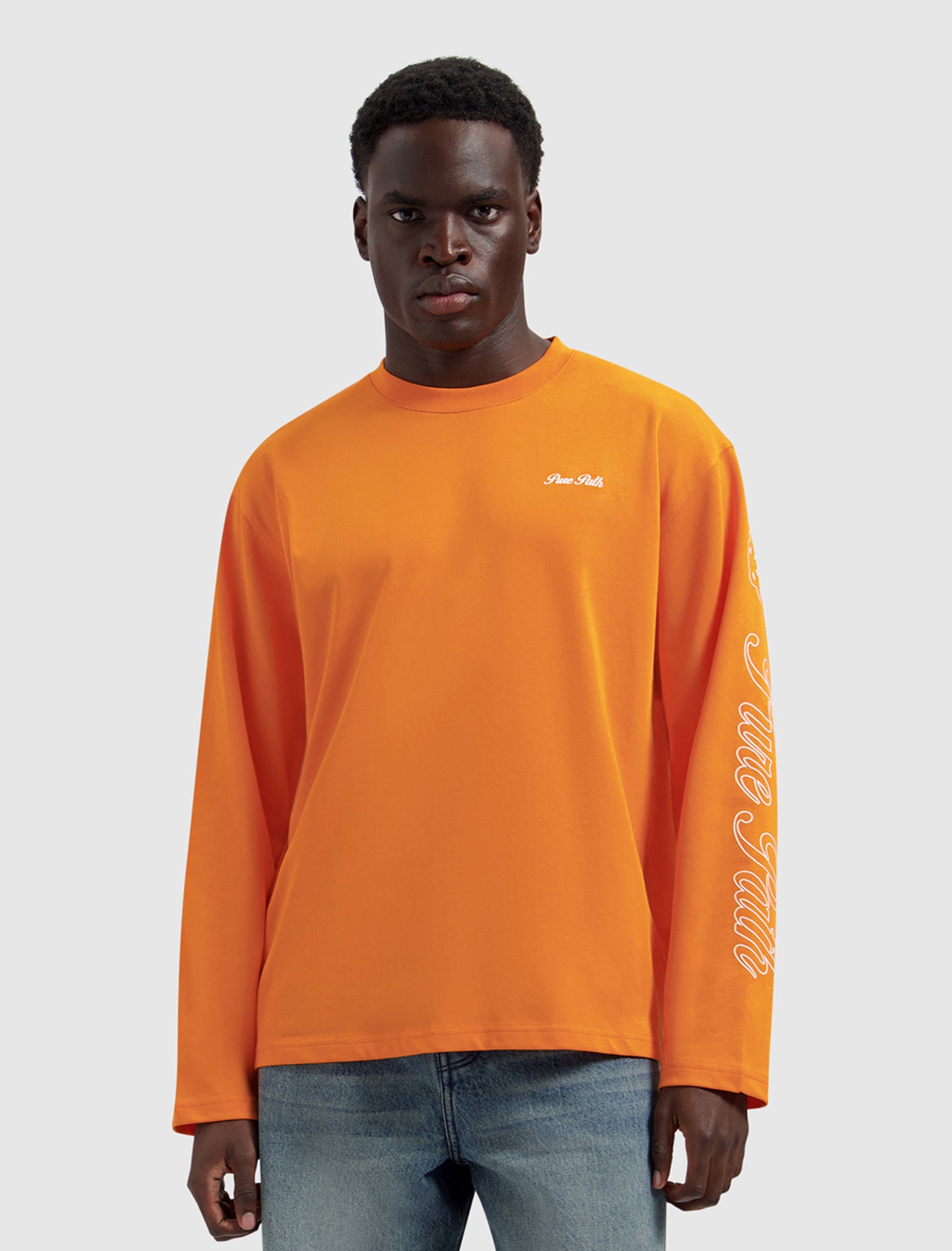 Essence Of Life Longsleeve T-shirt | Orange