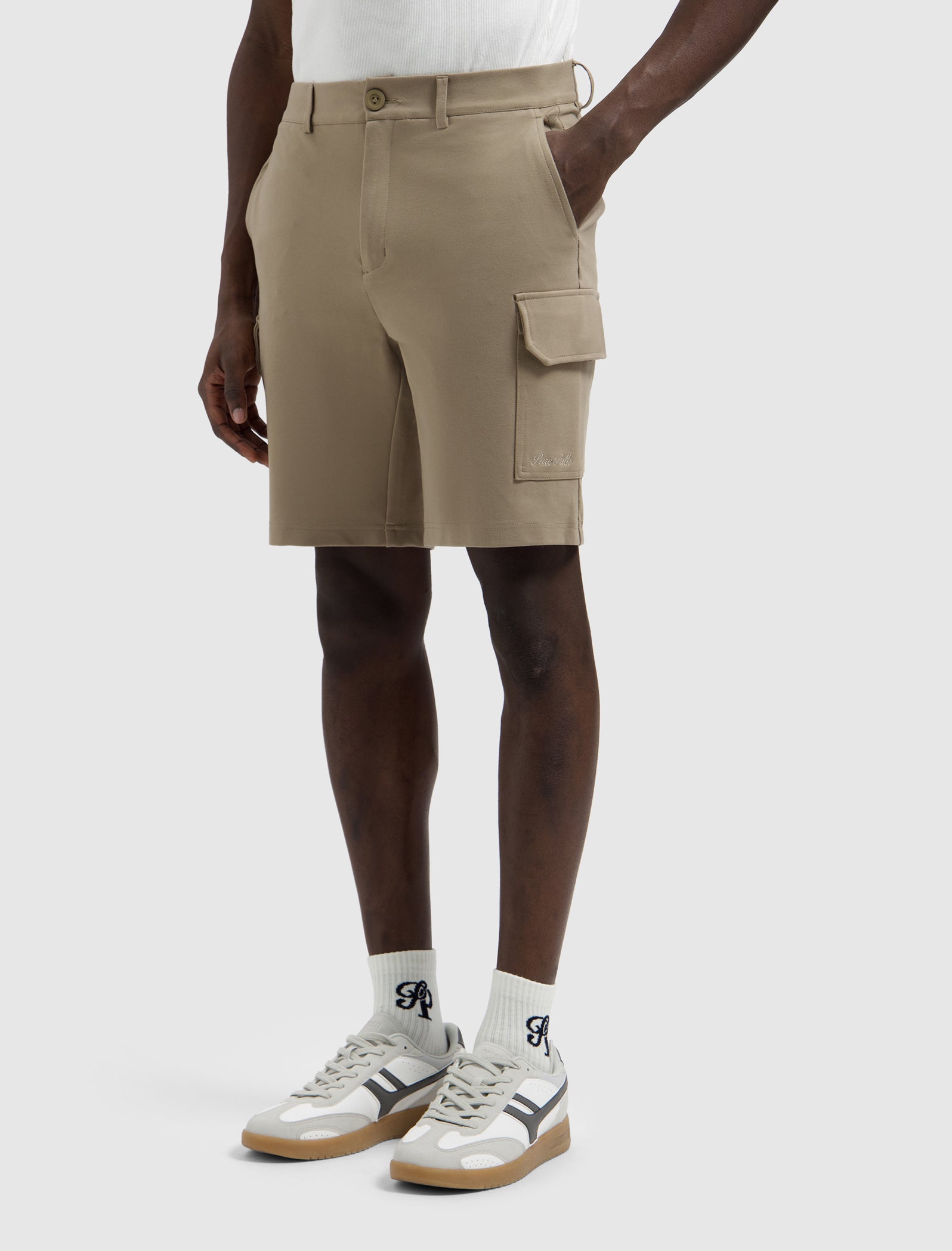 Punta Cargo Shorts | Taupe