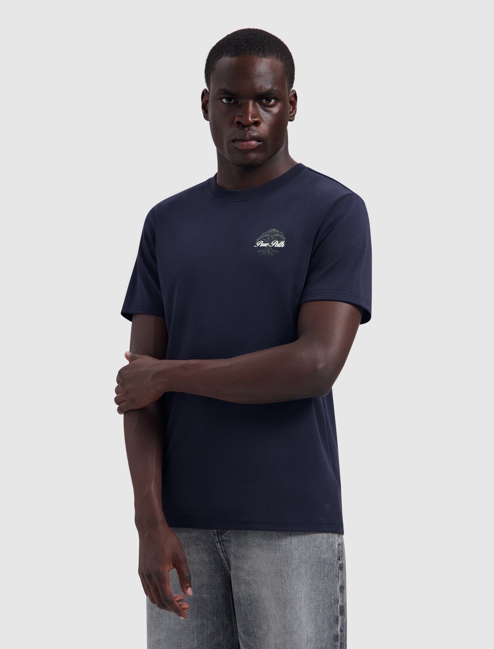 Rooted Tree T-shirt | Dark Navy