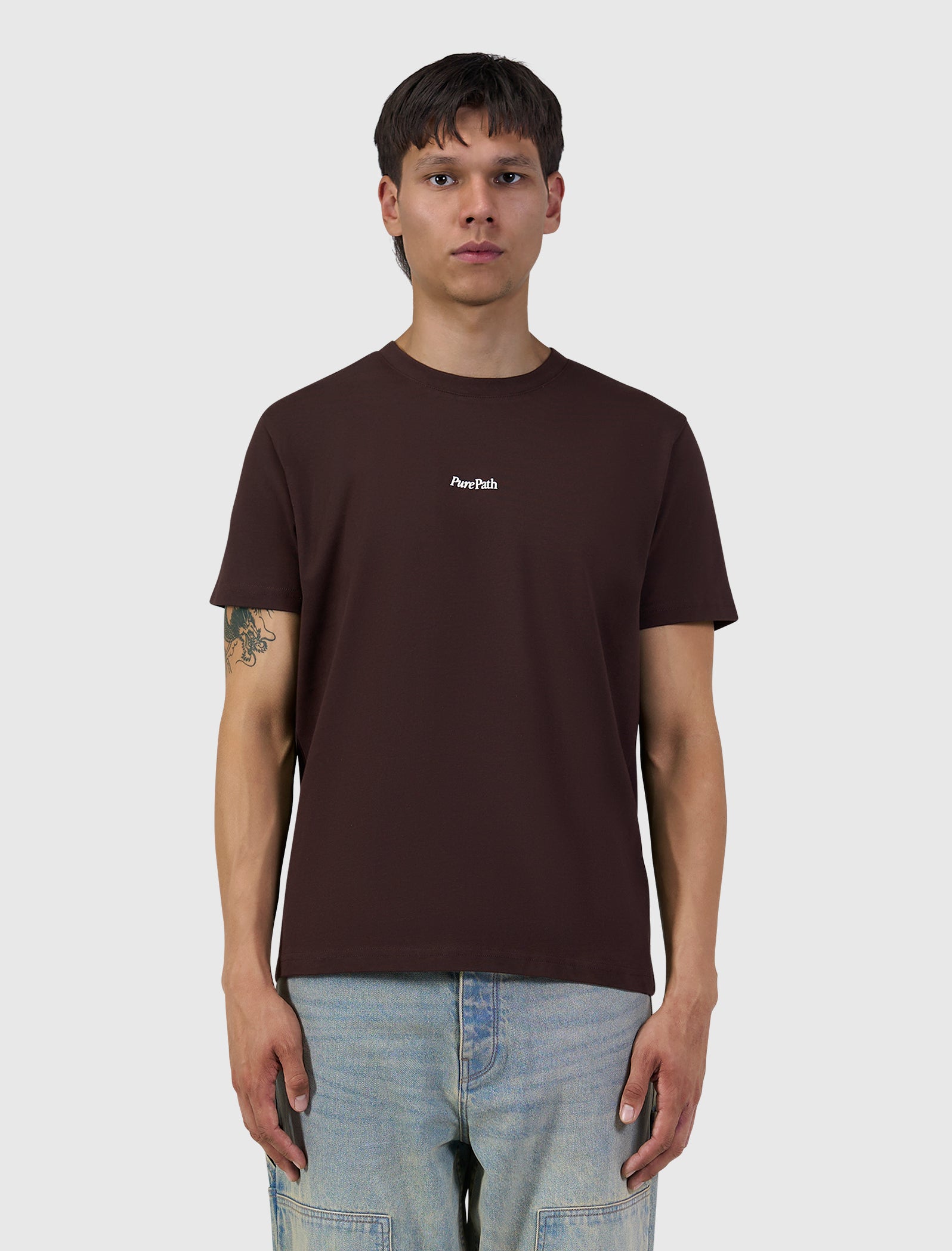 Rooted By Friendship T-shirt | Dark Brown