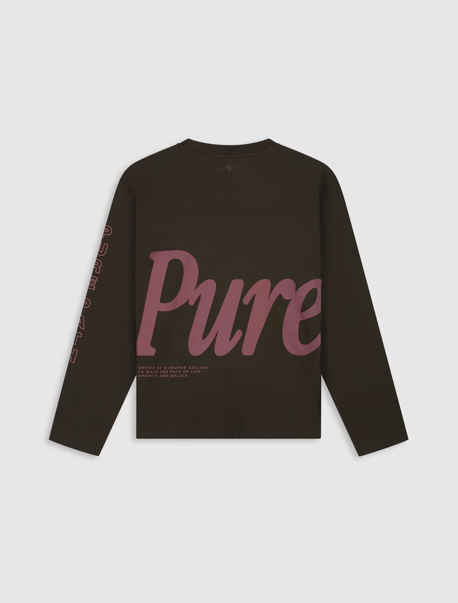 Pure Longsleeve T-shirt | Dark Brown