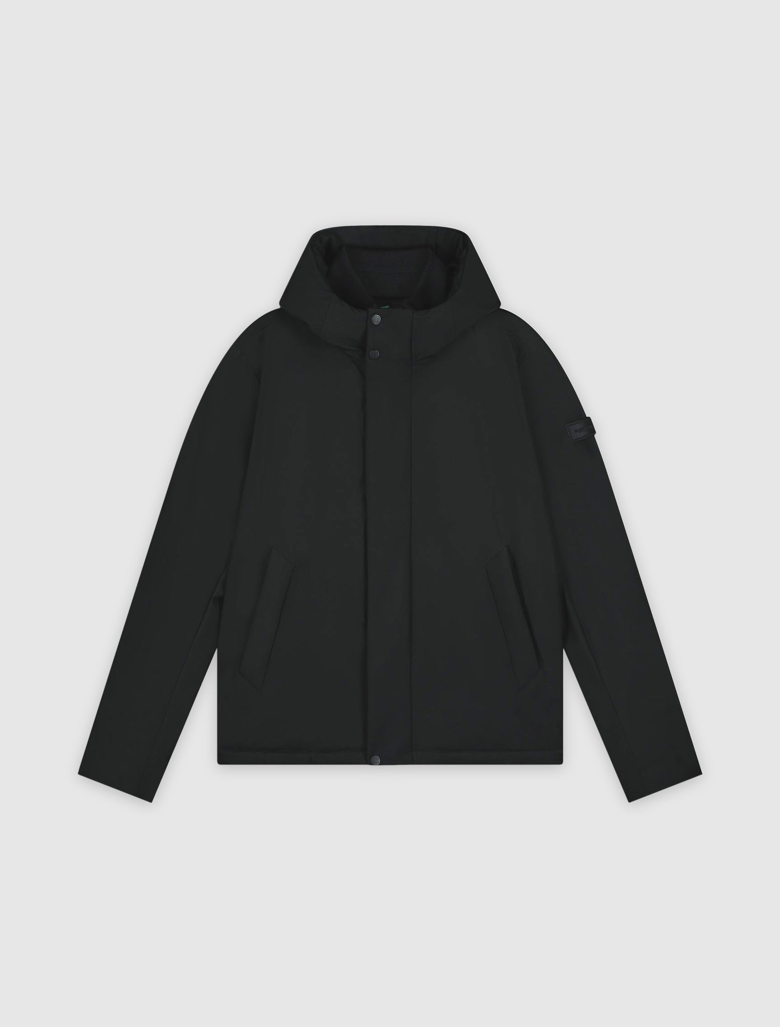 Active Flex Short Parka Jacket | Black