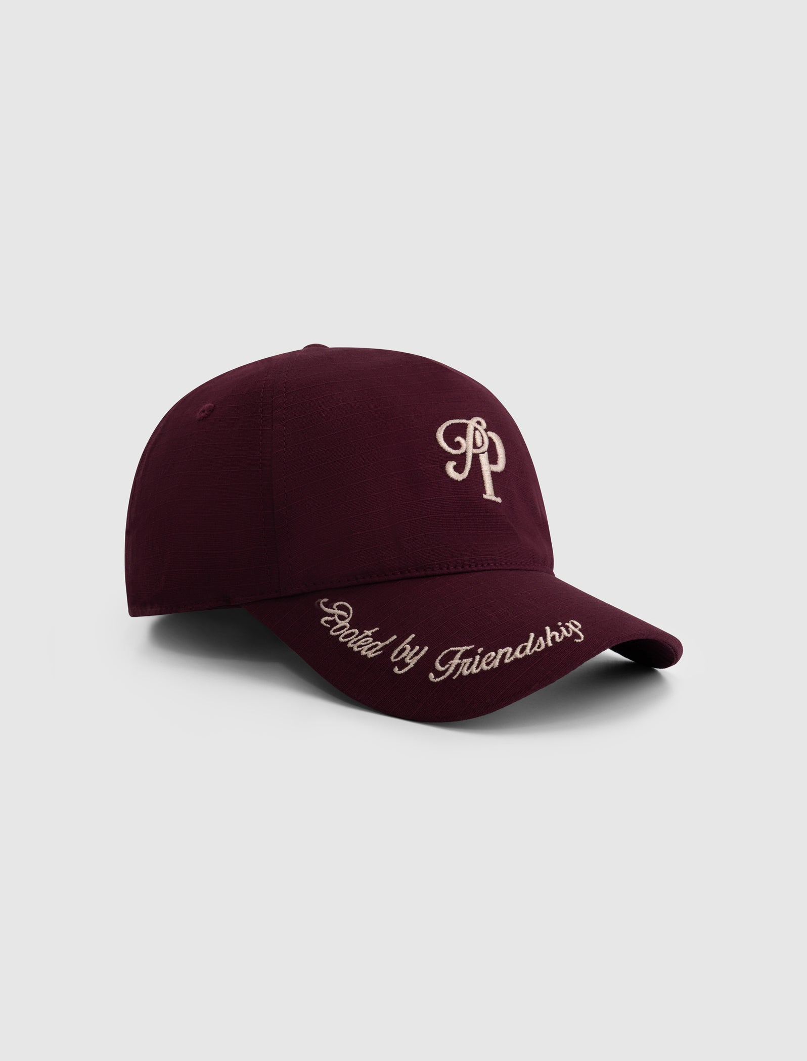 Initials Cap | Wine Red