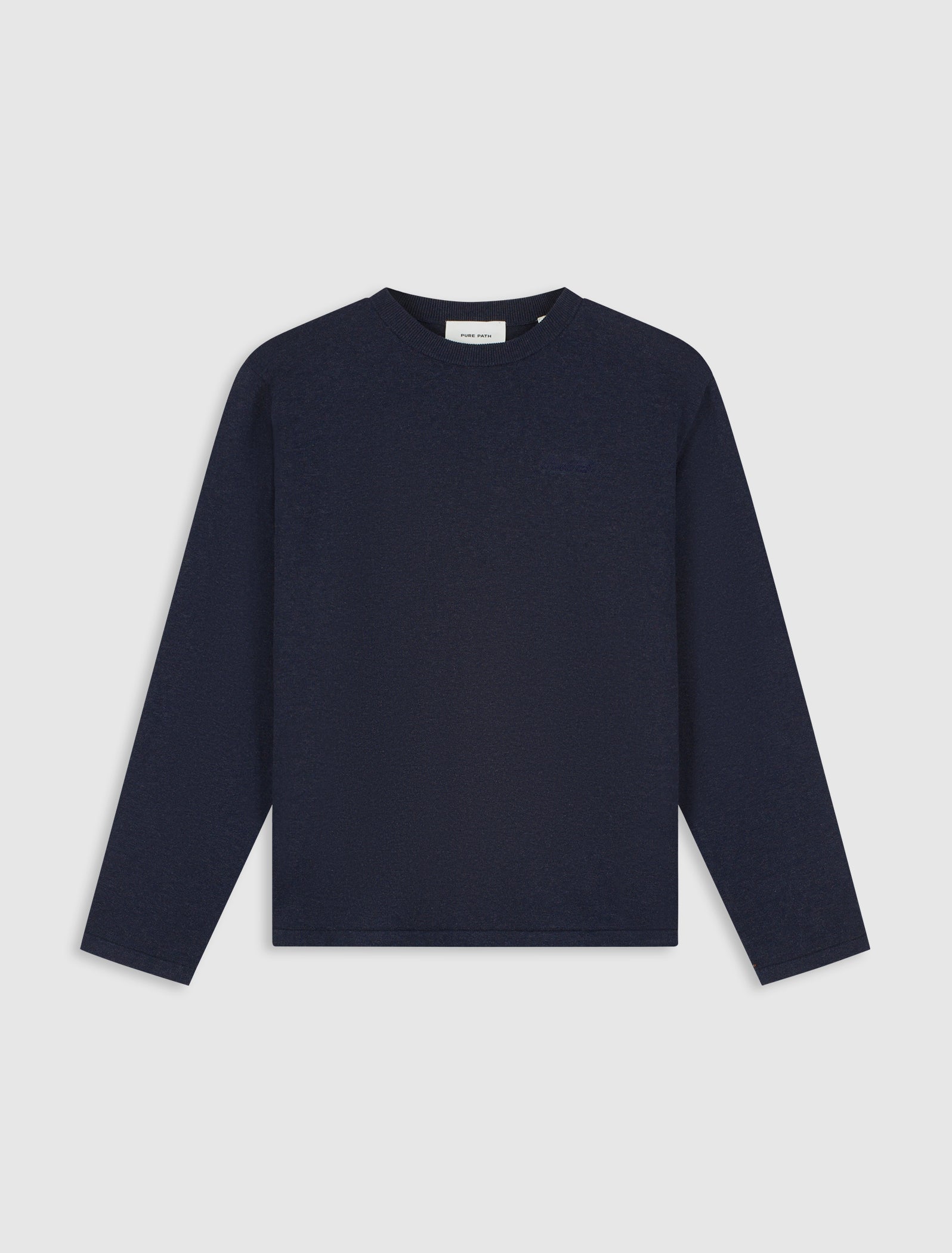 Flat Knit Sweater | Dark Navy