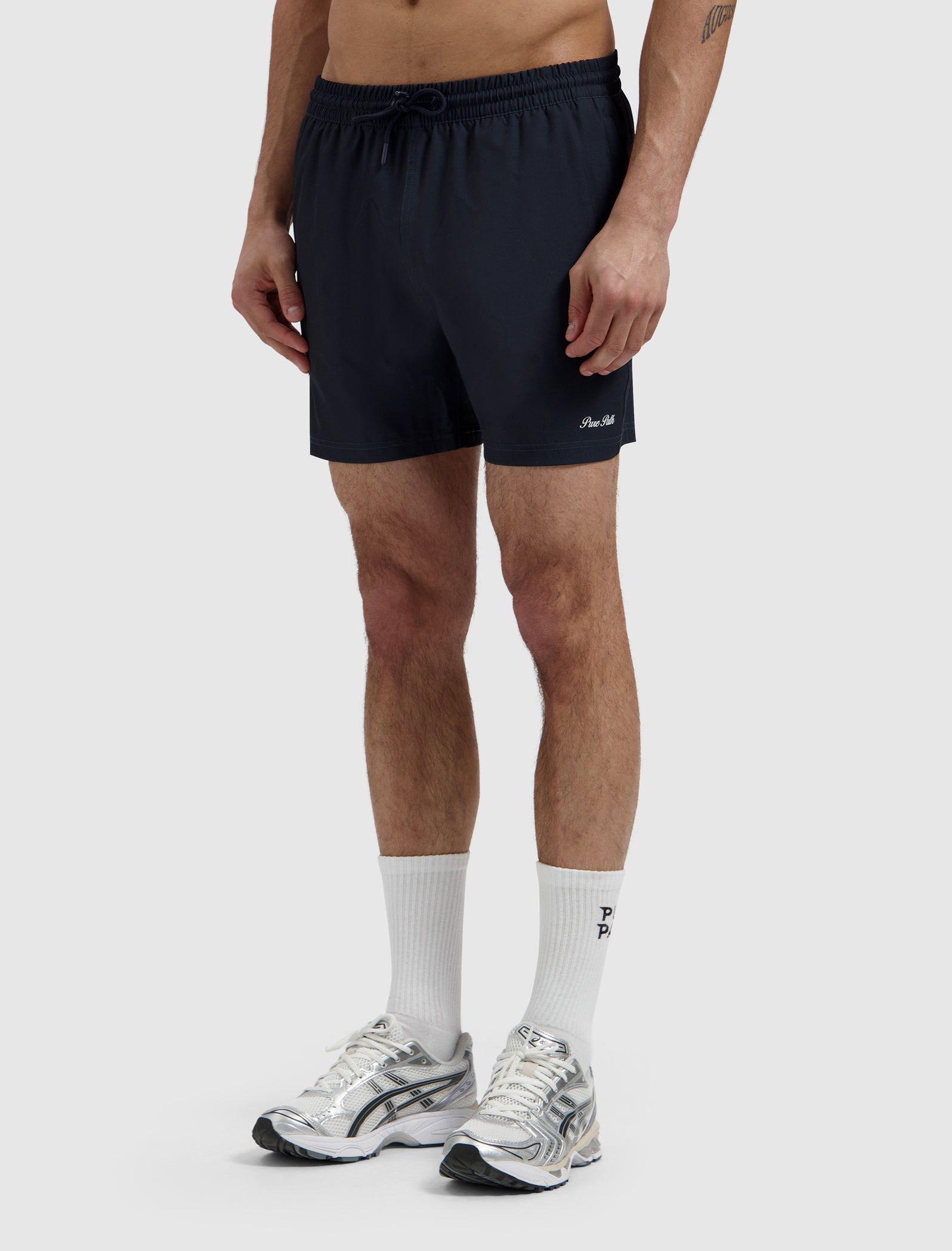 Hybrid Logo Swim Shorts | Dark Navy