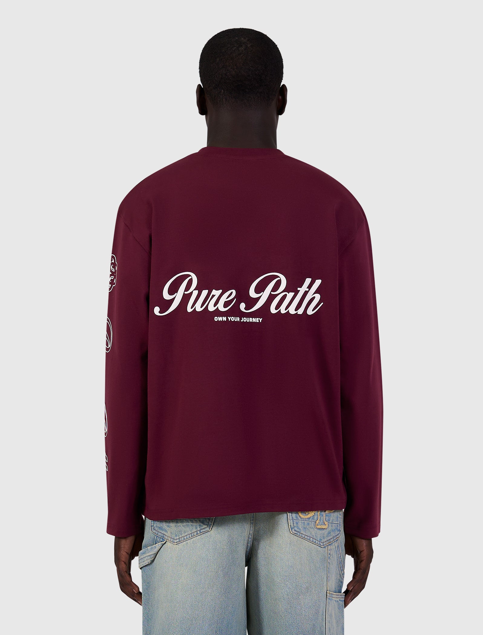 Essence Of Life Longsleeve T-shirt | Wine Red
