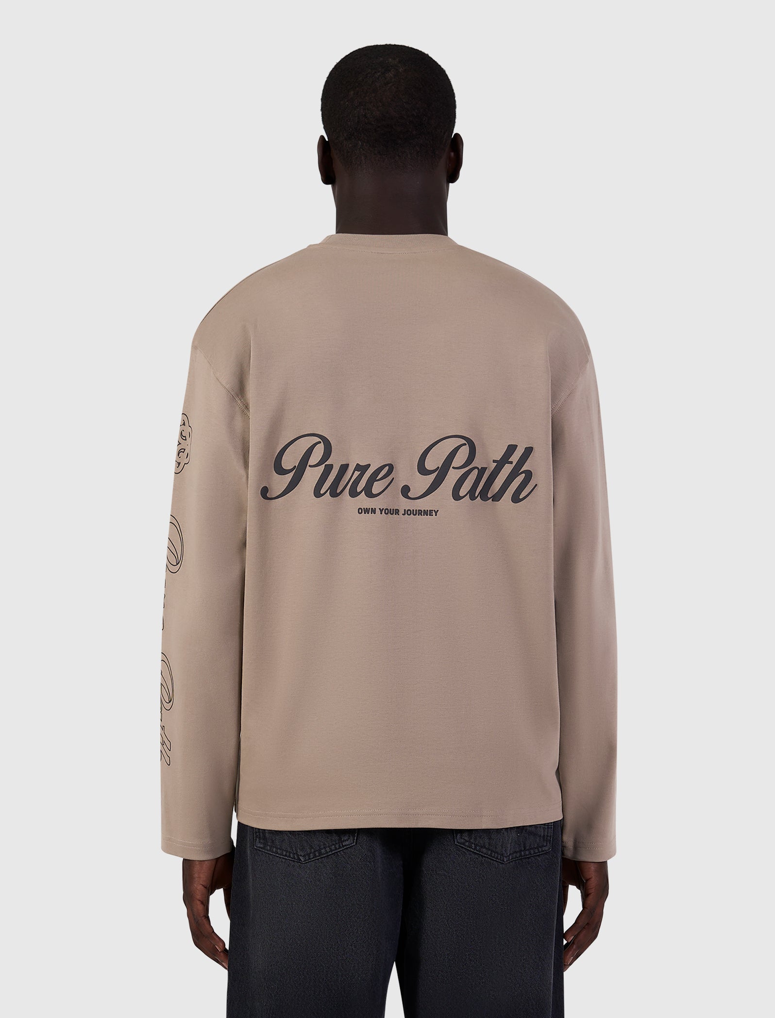 Essence Of Life Longsleeve T-shirt | Taupe