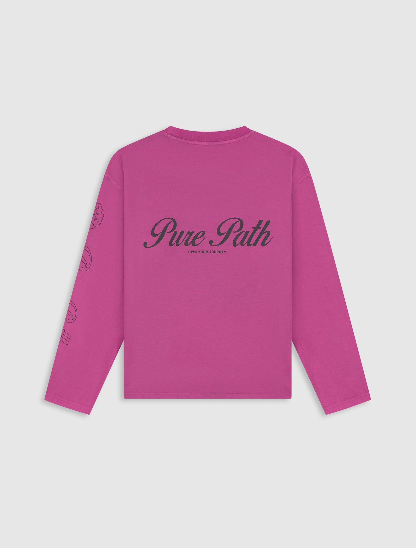 Washed Essence of Life Longsleeve T-shirt | Velvet