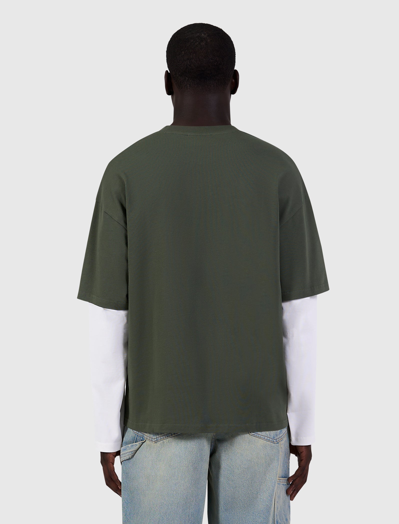 Double Layered Monogram Longsleeve T-shirt | Dark Army