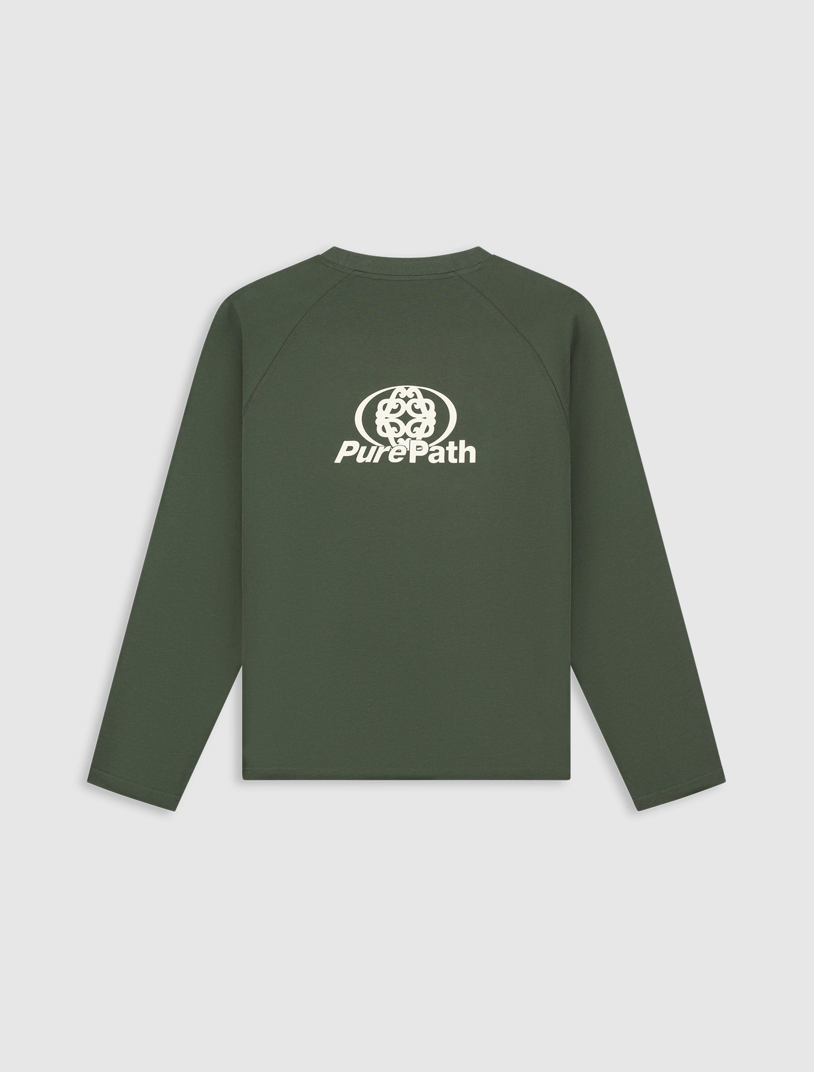 Monogram Raglan Longsleeve T-shirt | Dark Army