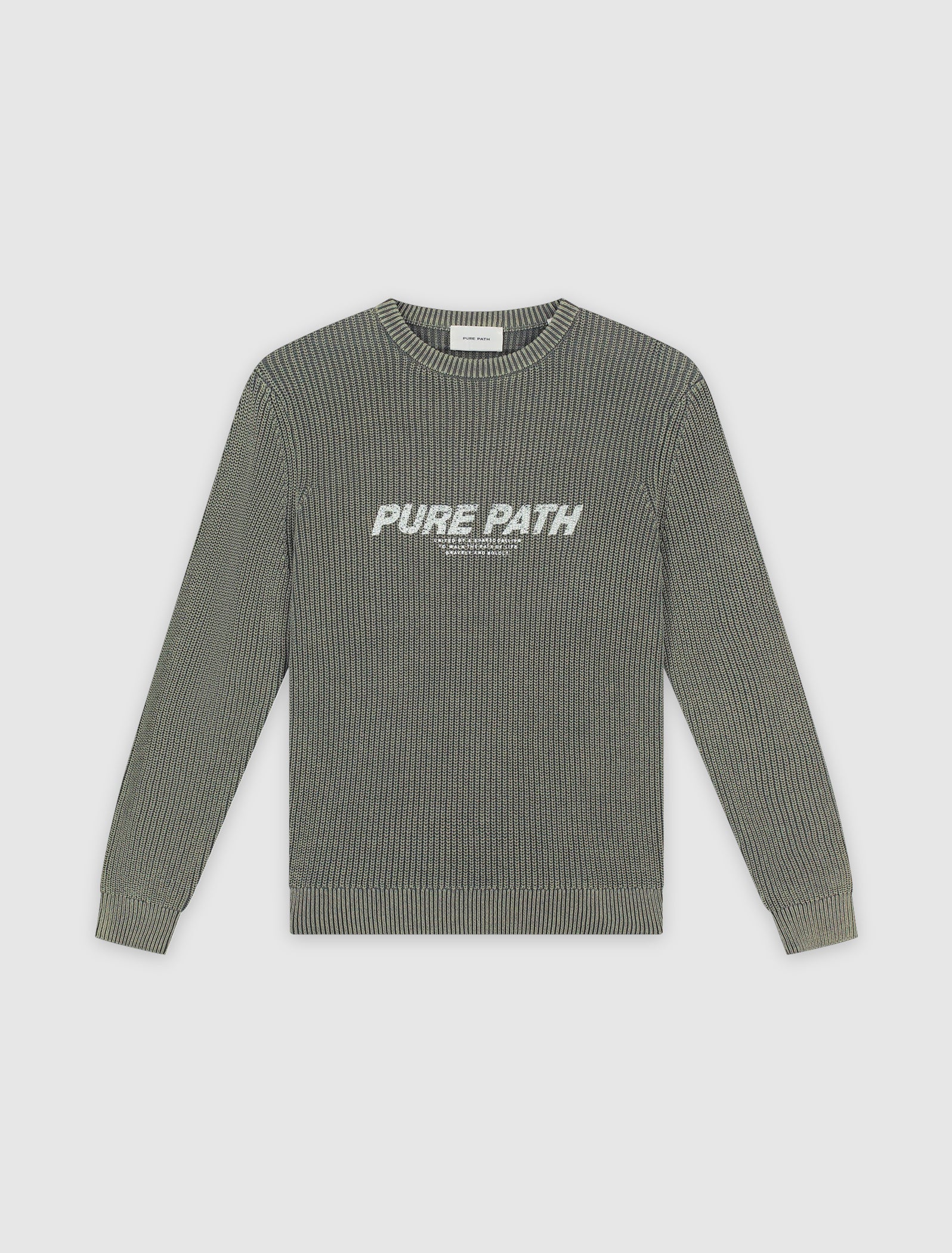 Washed United Knit Sweater | Dark Army