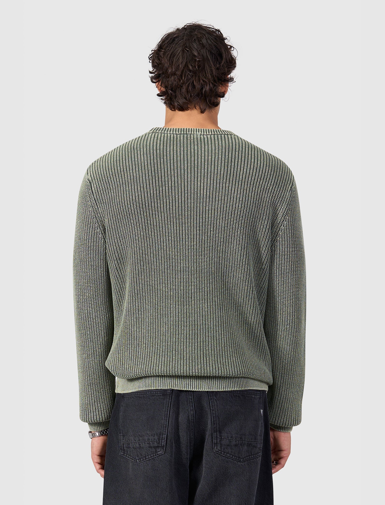 Washed United Knit Sweater | Dark Army