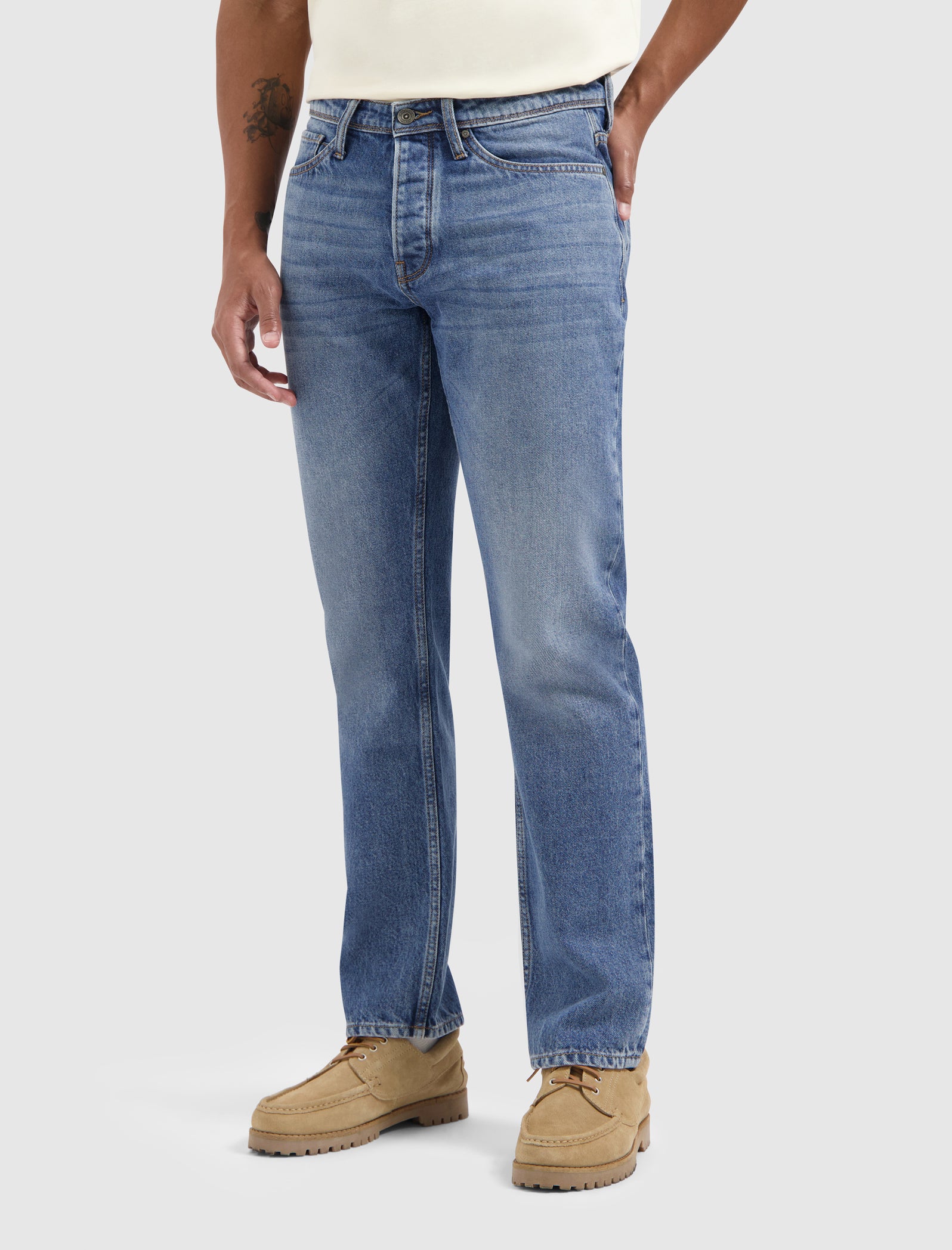The Eric Regular Fit Jeans | Denim Mid Blue