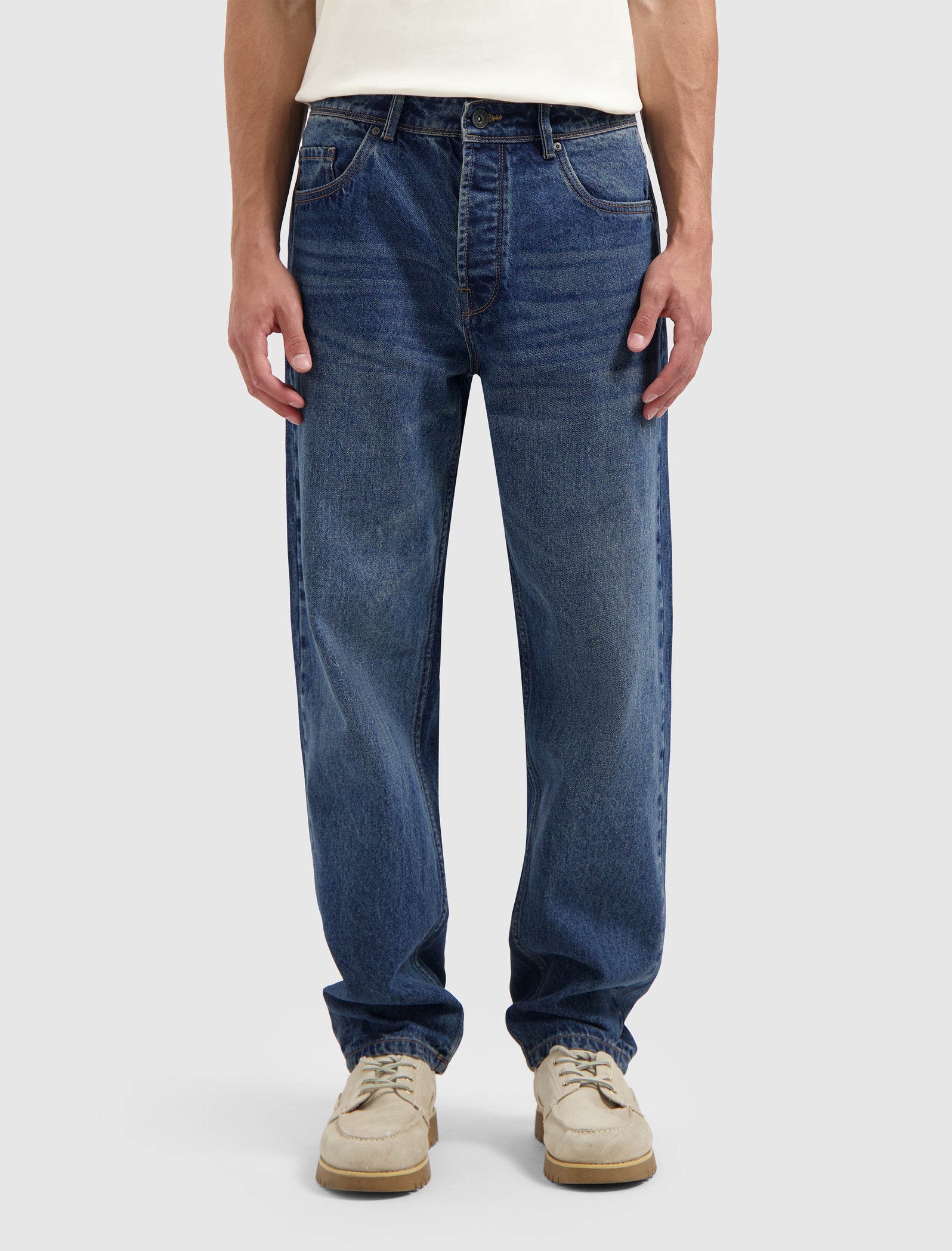 The Aiden Loose Fit Jeans | Denim Dark Blue