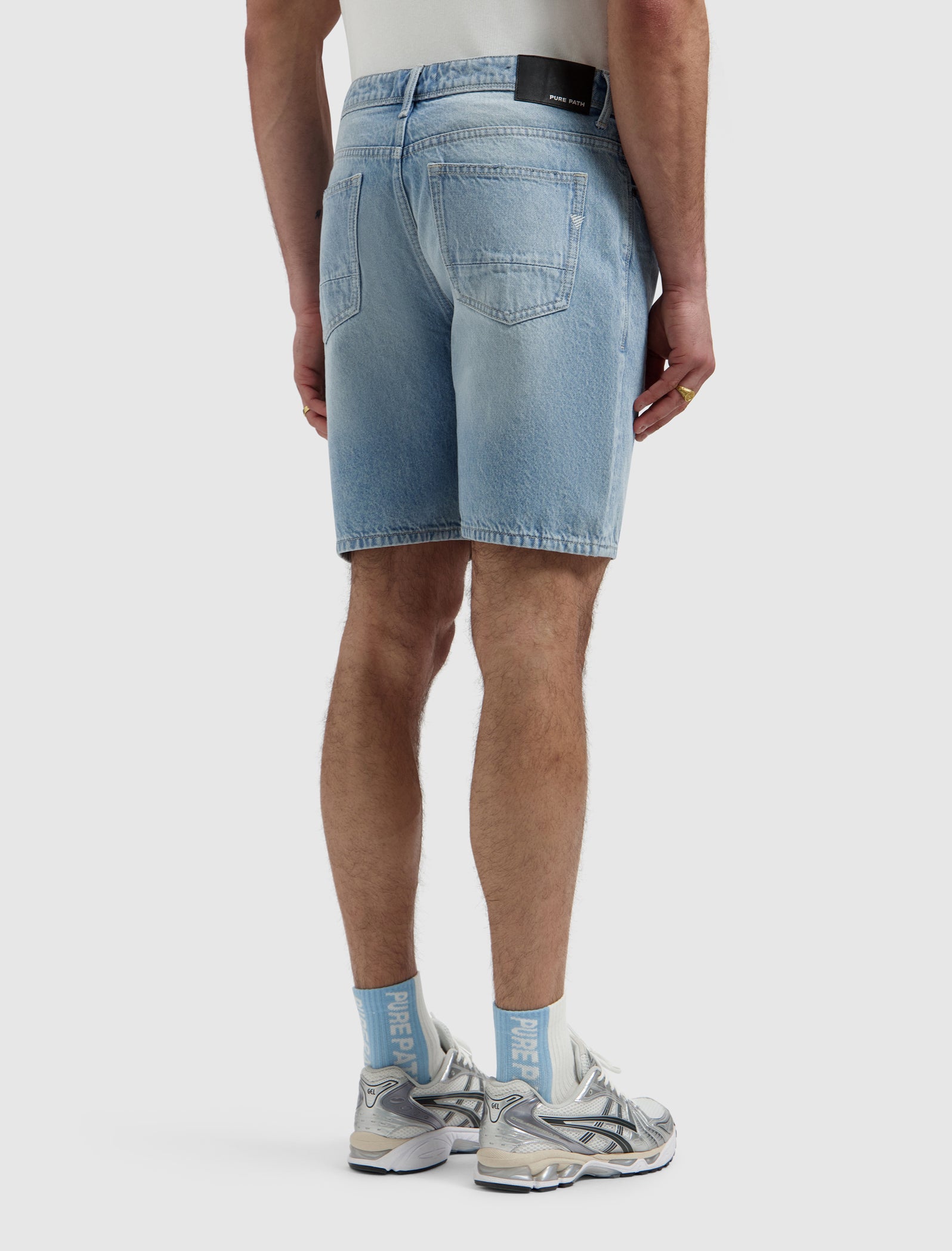 The Owen Regular Fit Short | Denim Light Blue