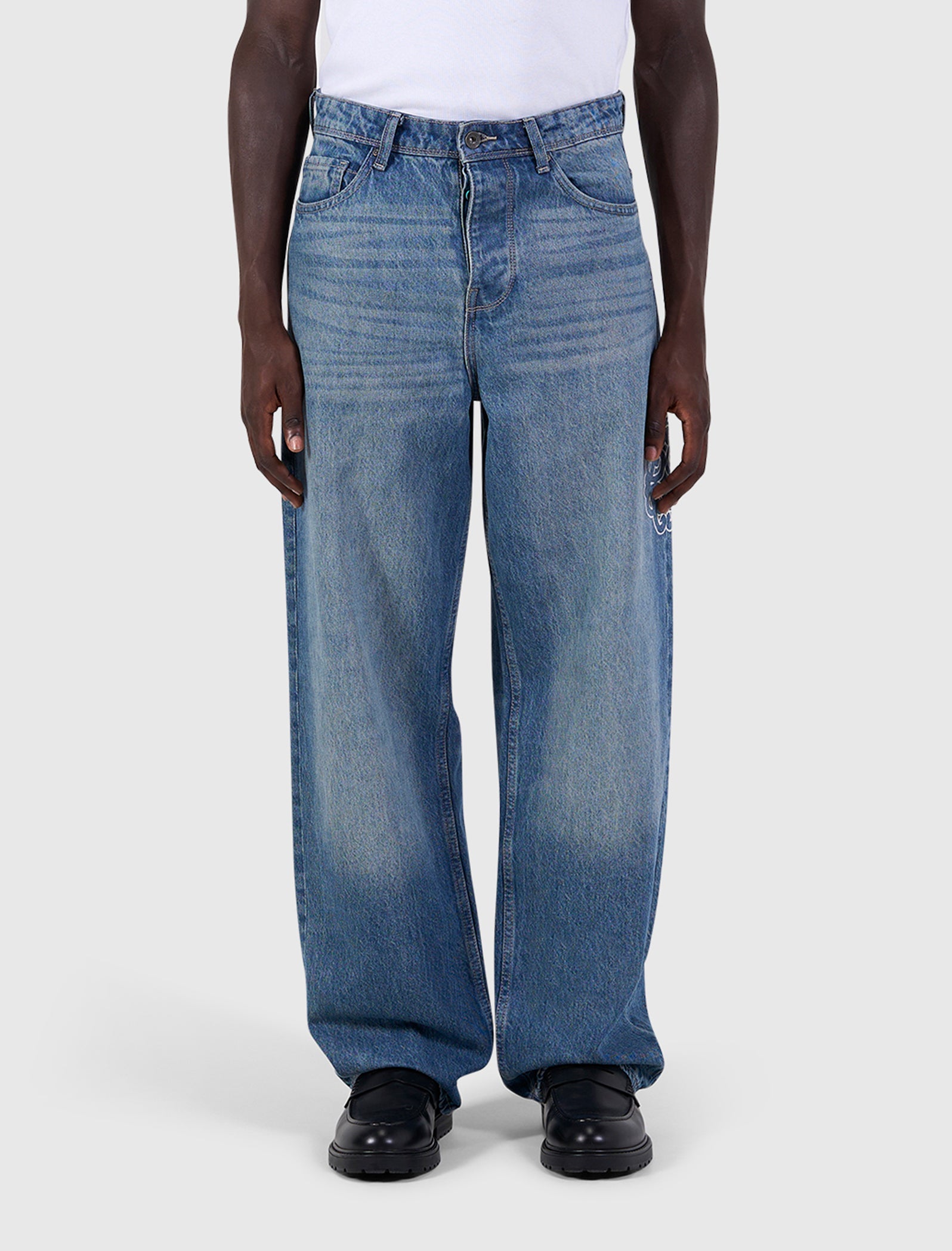 The Chase Loose Fit Jeans | Denim Mid Blue