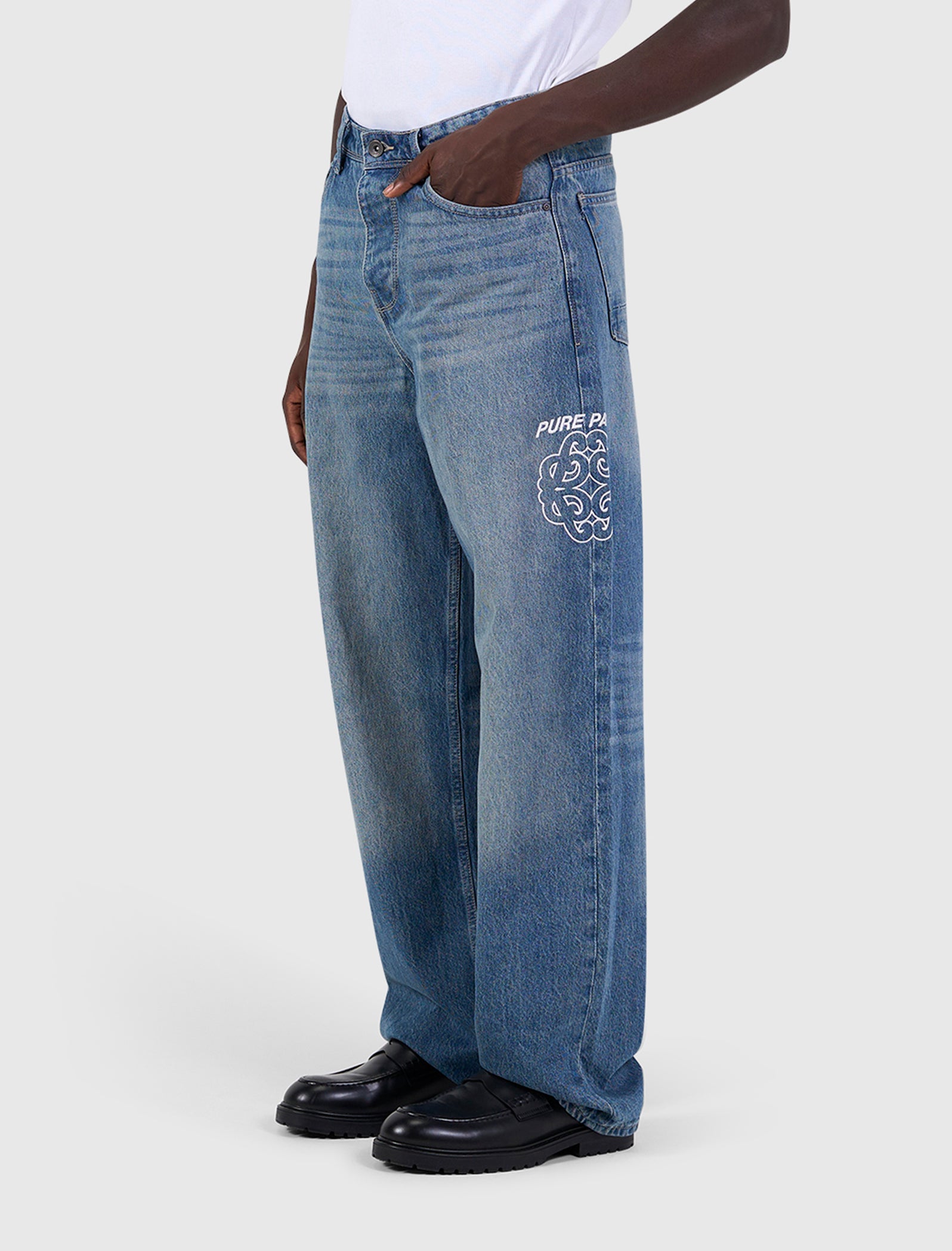 The Chase Loose Fit Jeans | Denim Mid Blue