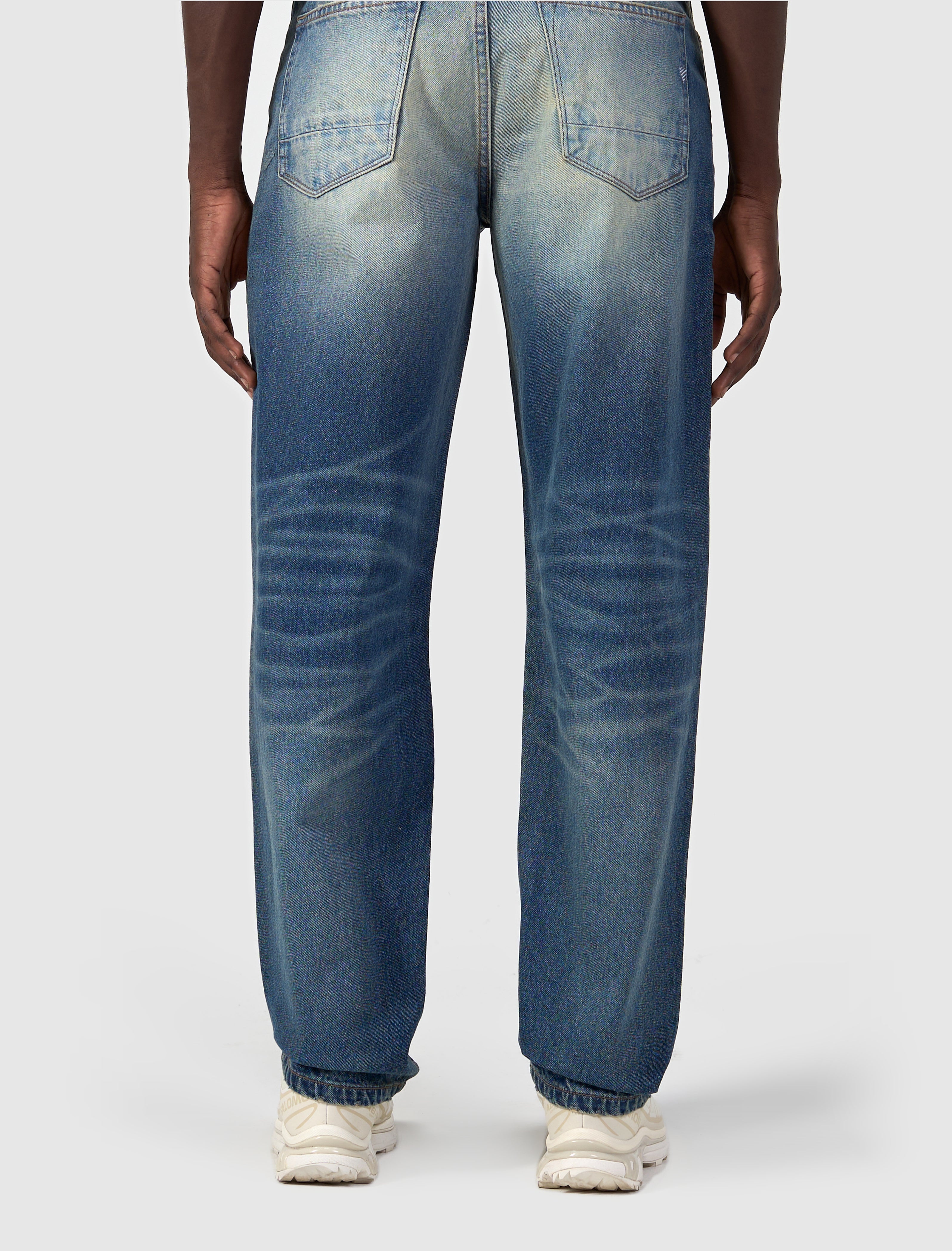 The Aiden Loose Fit Jeans | Denim Blue Green